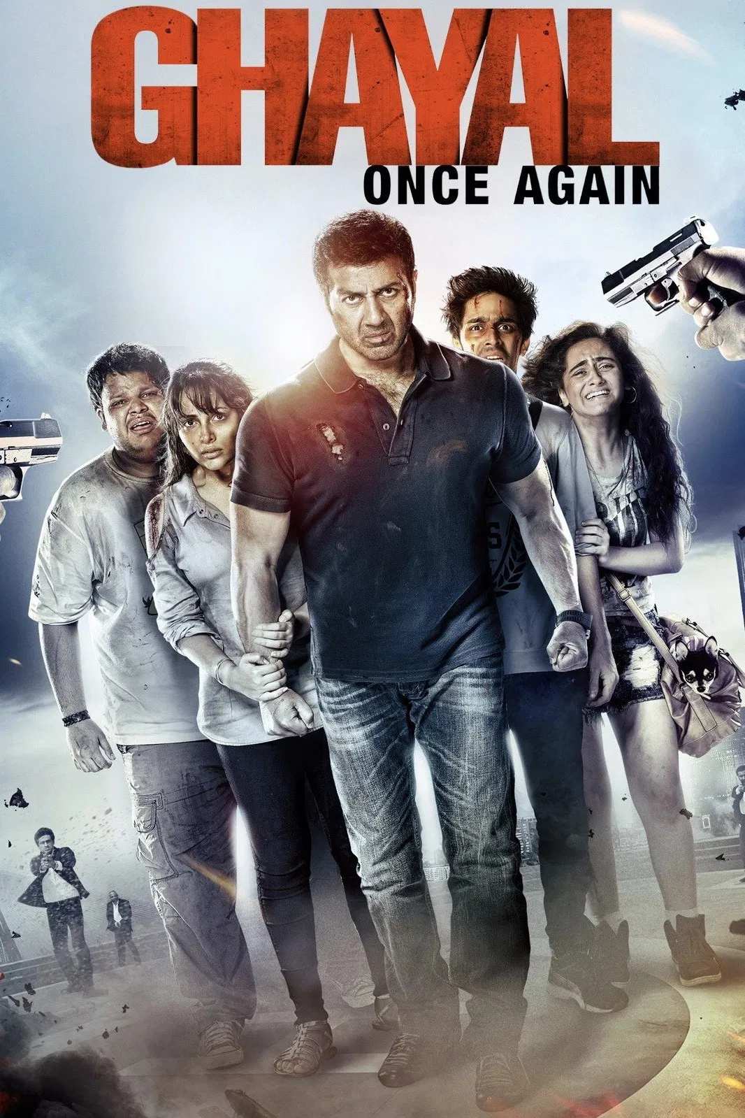 Poster chính thức của phim Phim Hành Động, Phim Hình Sự "Sát Nhân Bí Ẩn" (Ghayal Once Again - 2016), với sự tham gia của diễn viên Sunny Deol và Om Puri.