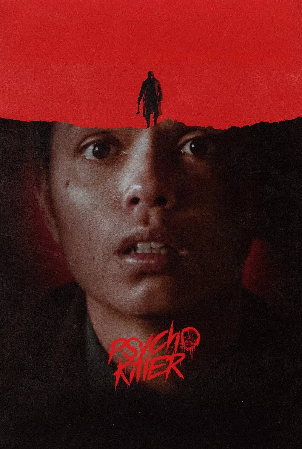 Poster chính thức của phim Phim Hình Sự, Phim Kinh Dị "Sát Nhân Điên Loạn" (Psycho Killer - 2026), với sự tham gia của diễn viên Georgina Campbell và James Preston Rogers.
