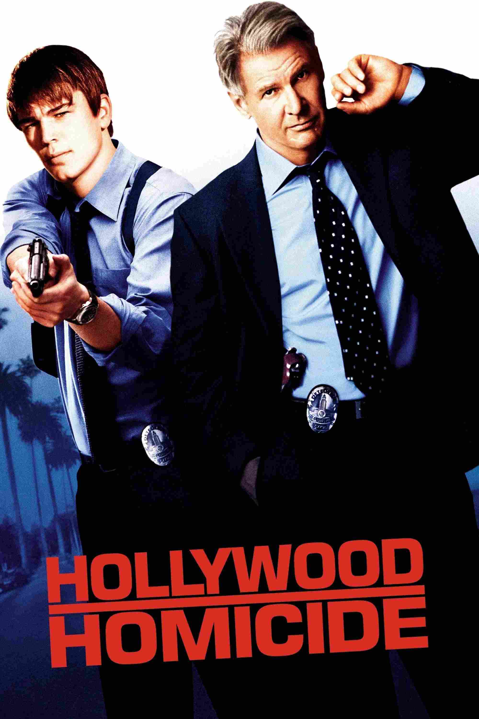 Poster chính thức của phim Phim Hành Động, Phim Phiêu Lưu "Sát Nhân Hollywood" (Hollywood Homicide - 2003), với sự tham gia của diễn viên Harrison Ford và Josh Hartnett.