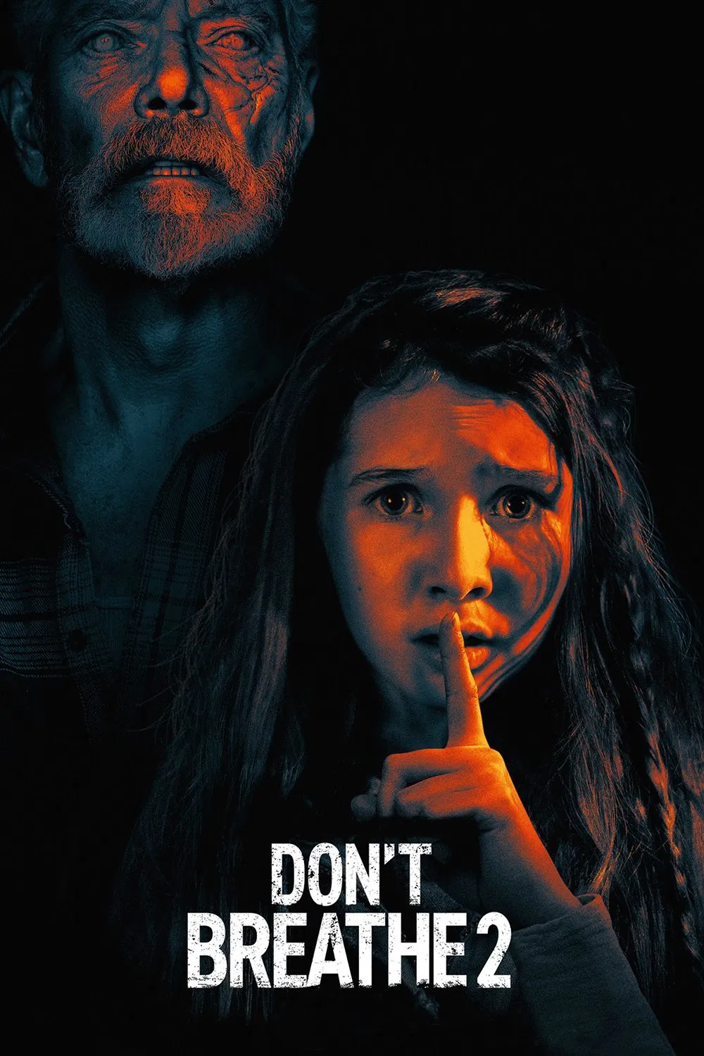 Poster chính thức của phim Phim Giật Gân, Phim Kinh Dị "Sát Nhân Trong Bóng Tối 2" (Don't Breathe 2 - 2021), với sự tham gia của diễn viên Stephen Lang và Madelyn Grace.