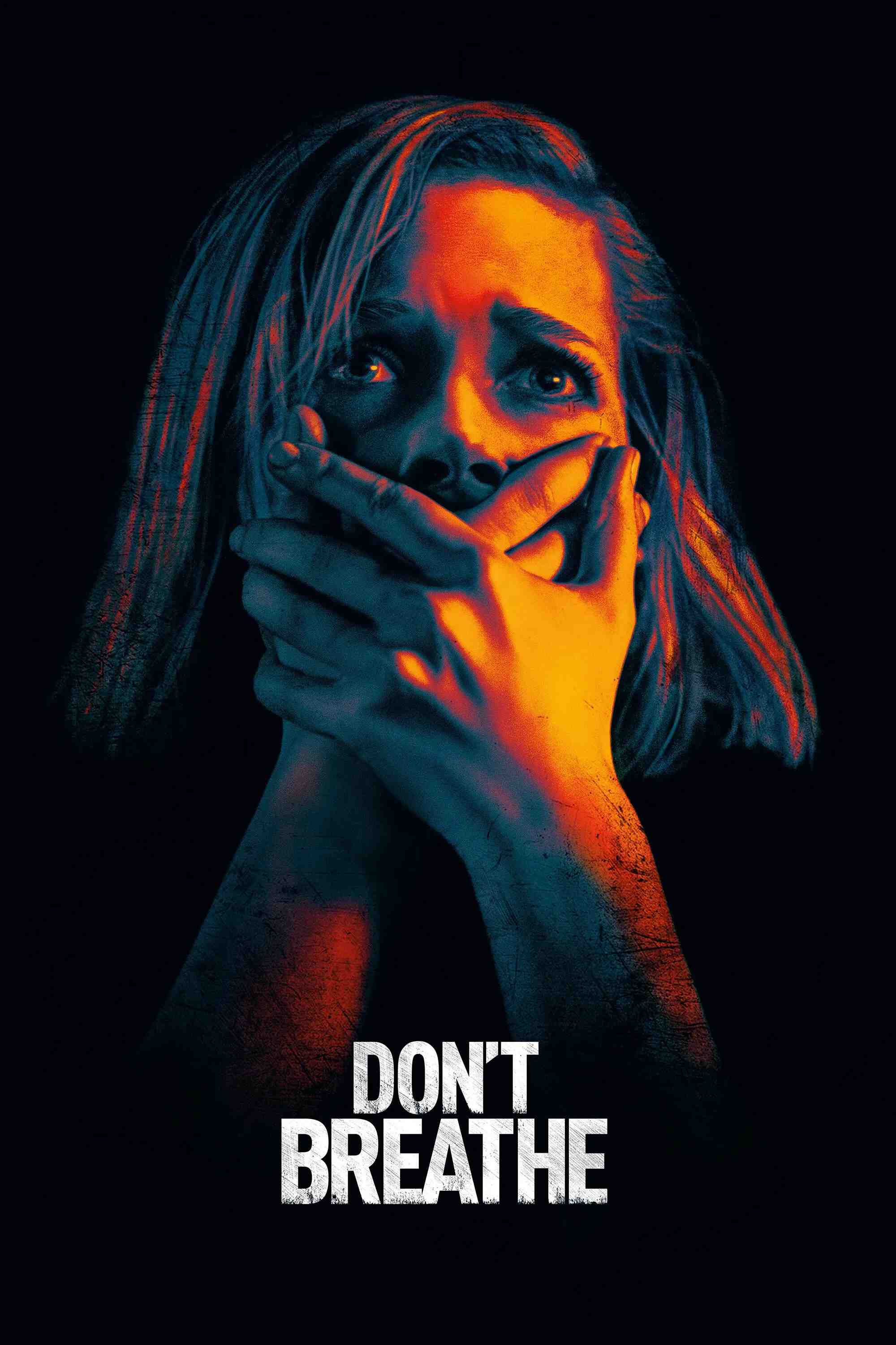 Poster chính thức của phim Phim Kinh Dị, Phim Giật Gân "Sát Nhân Trong Bóng Tối" (Don't Breathe - 2016), với sự tham gia của diễn viên Stephen Lang và Jane Levy.
