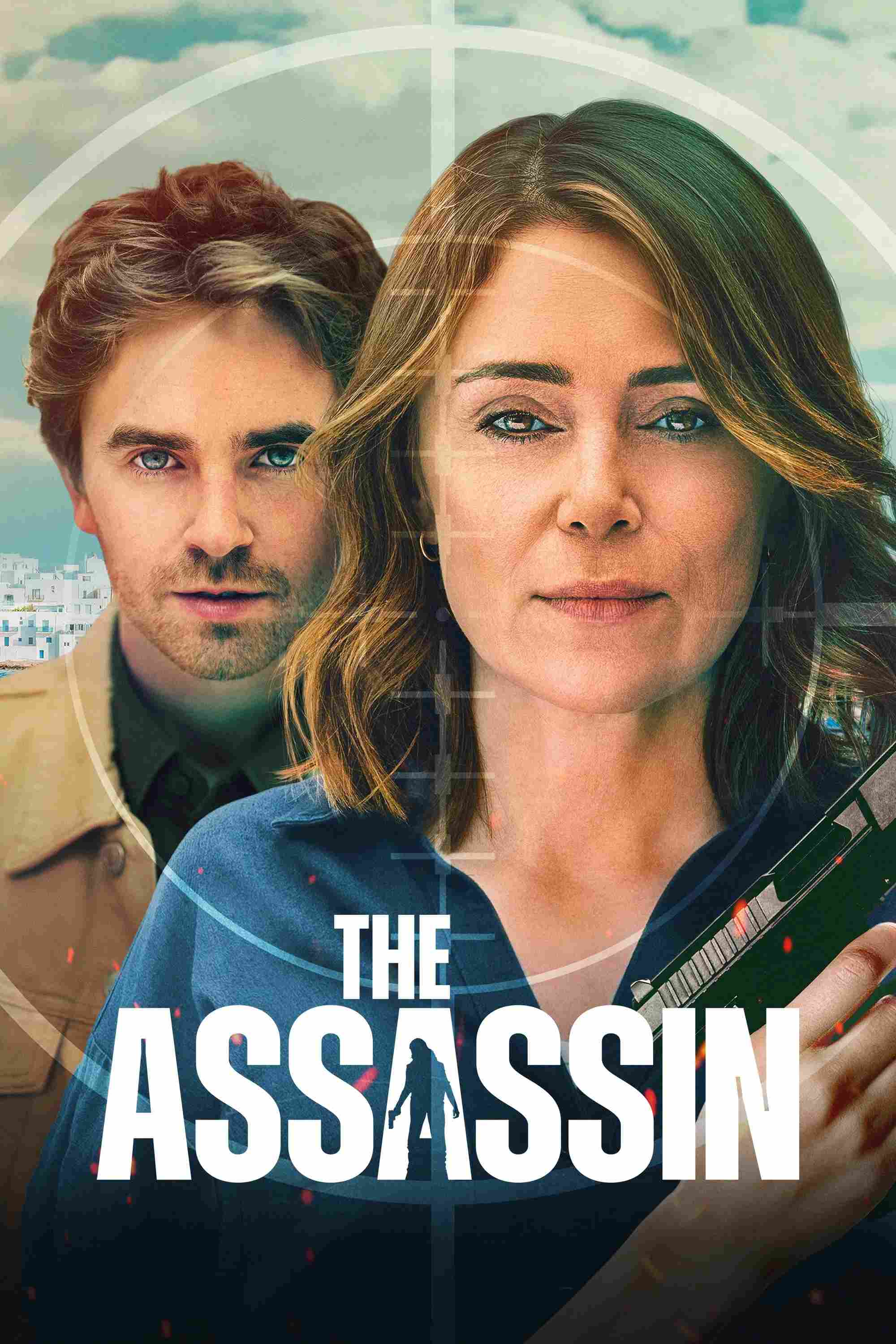 Poster chính thức của phim Phim Tâm Lý, Phim Hình Sự "Sát Thủ Ẩn Danh (Phần 1)" (The Assassin - 2025), với sự tham gia của diễn viên Keeley Hawes và Freddie Highmore.