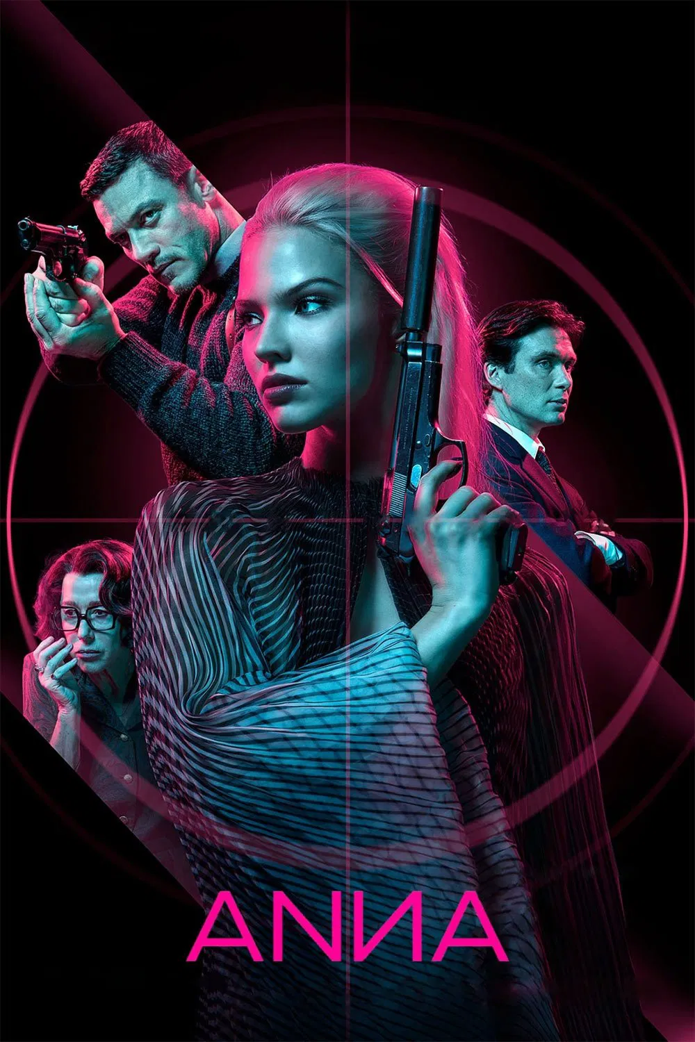 Poster chính thức của phim Phim Hành Động, Phim Phiêu Lưu "Sát Thủ Annaa" (Anna - 2019), với sự tham gia của diễn viên Sasha Luss và Helen Mirren.