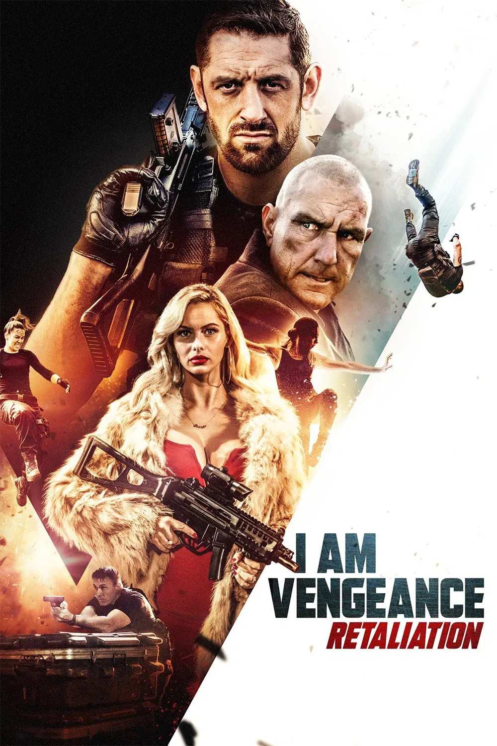 Poster chính thức của phim Phim Hành Động "Sát Thủ Báo Thù" (I Am Vengeance: Retaliation - 2020), với sự tham gia của diễn viên Stuart Bennett và Vinnie Jones.
