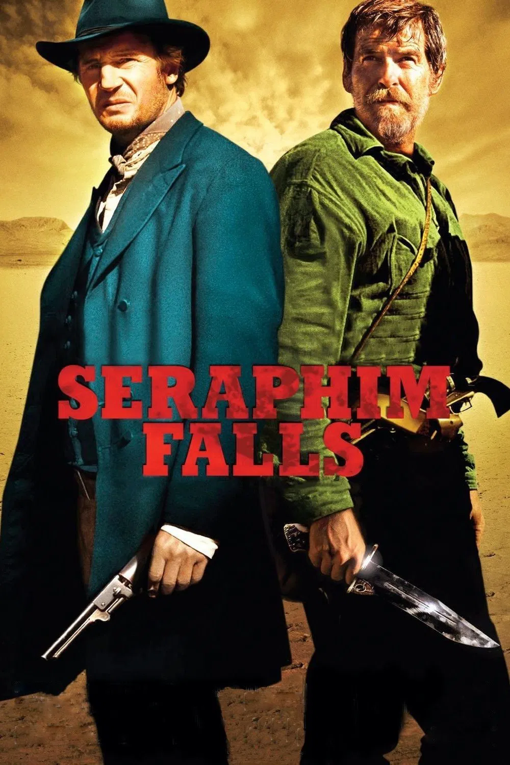 Poster chính thức của phim Phim Miền Tây, Phim Hành Động "Sát Thủ Miền Tây" (Seraphim Falls - 2007), với sự tham gia của diễn viên Liam Neeson và Pierce Brosnan.