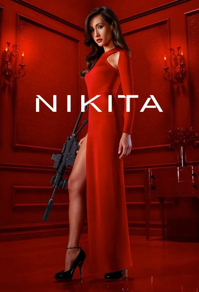 Poster chính thức của phim Phim Tâm Lý, Phim Hành Động & Phiêu Lưu "Sát Thủ Nikita (Phần 1)" (Nikita - 2010), với sự tham gia của diễn viên Maggie Q và Shane West.