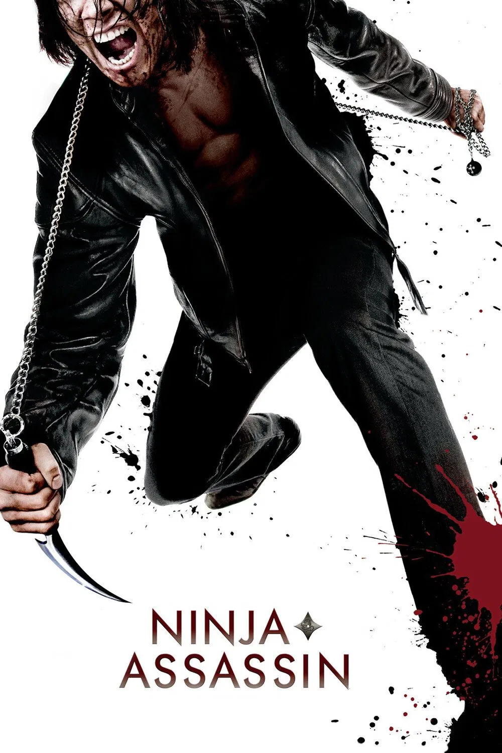 Poster chính thức của phim Phim Hành Động, Phim Phiêu Lưu "Sát Thủ Ninja" (Ninja Assassin - 2009), với sự tham gia của diễn viên Rain và Naomie Harris.