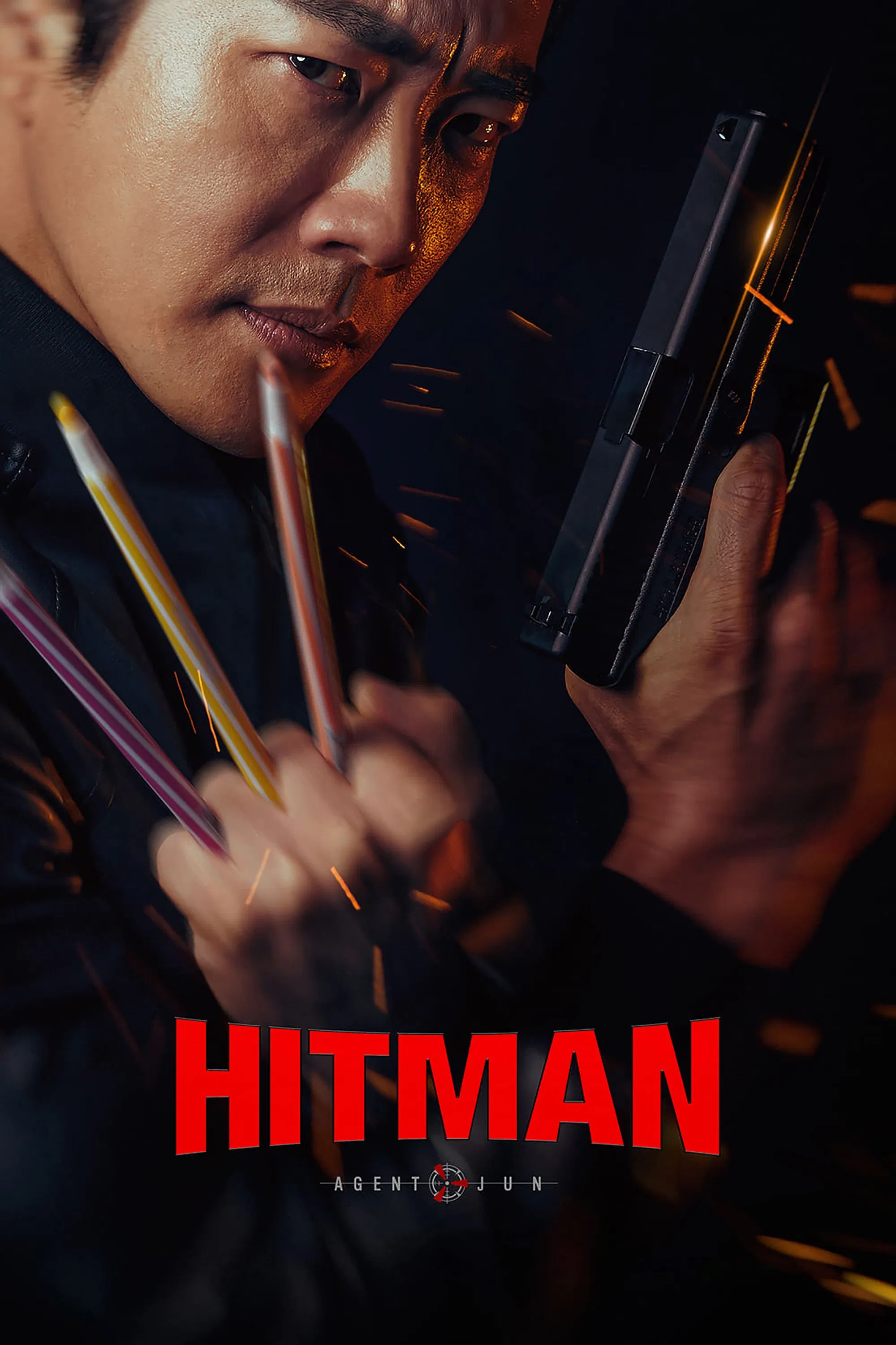 Poster chính thức của phim Phim Hành Động, Phim Hài "Sát Thủ Vô Cùng Cực" (Hitman: Agent Jun - 2020), với sự tham gia của diễn viên Kwon Sang-woo và Jung Jun-ho.