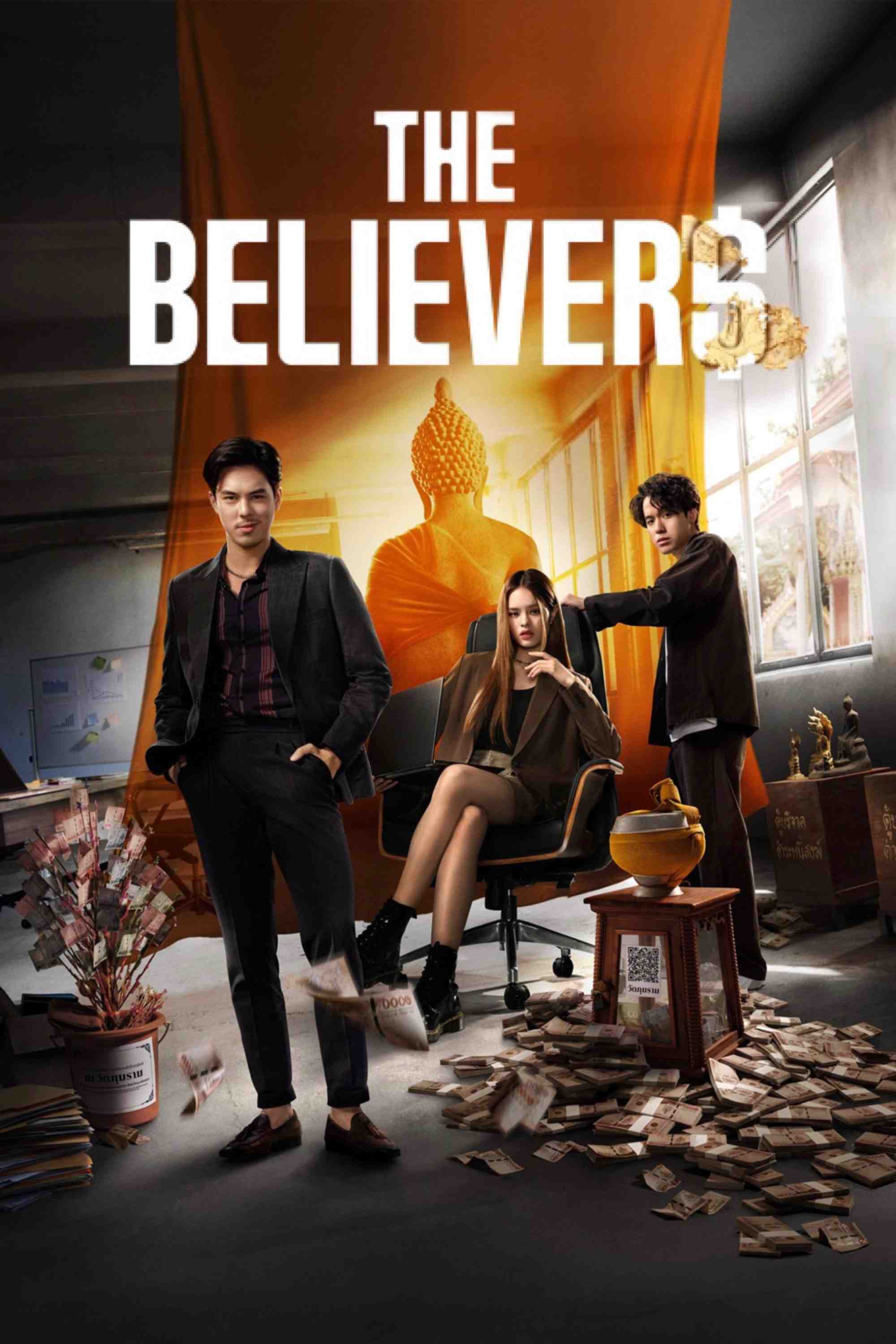Poster chính thức của phim Phim Tâm Lý, Phim Hình Sự "Satu: Tín đồ" (The Believers - 2024), với sự tham gia của diễn viên Teeradon Supapunpinyo và Achiraya Nitibhon.