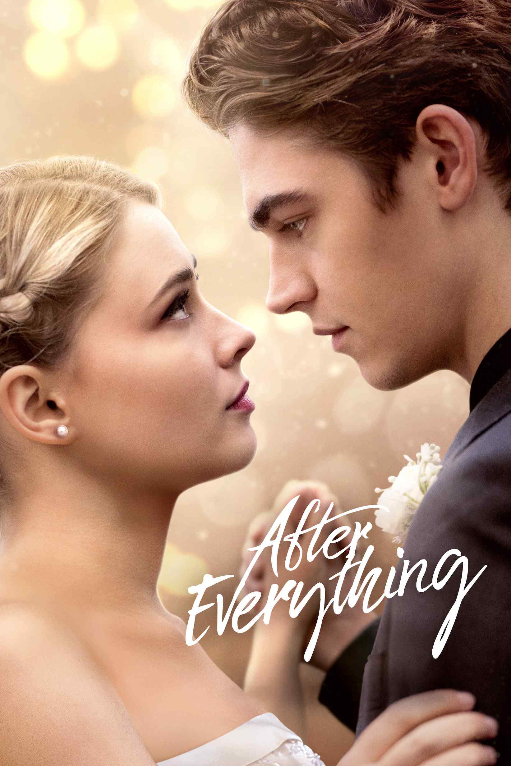 Poster chính thức của phim Phim Tình Cảm, Phim Tâm Lý "Sau Tất Cả" (After Everything - 2023), với sự tham gia của diễn viên Hero Fiennes Tiffin và Josephine Langford.