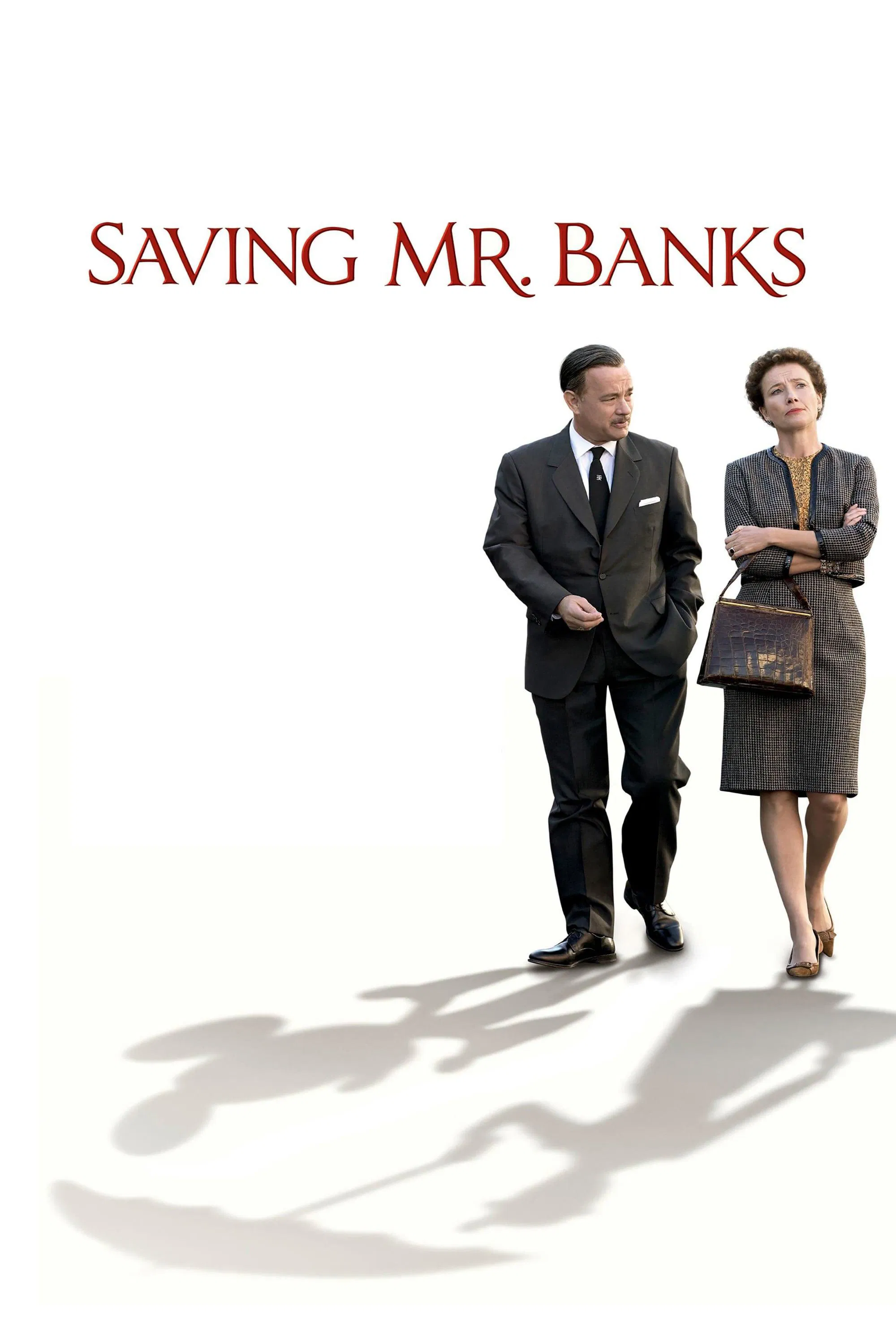 Poster chính thức của phim Phim Hài, Phim Tâm Lý "Saving Mr. Banks" (Saving Mr. Banks - 2013), với sự tham gia của diễn viên Emma Thompson và Tom Hanks.