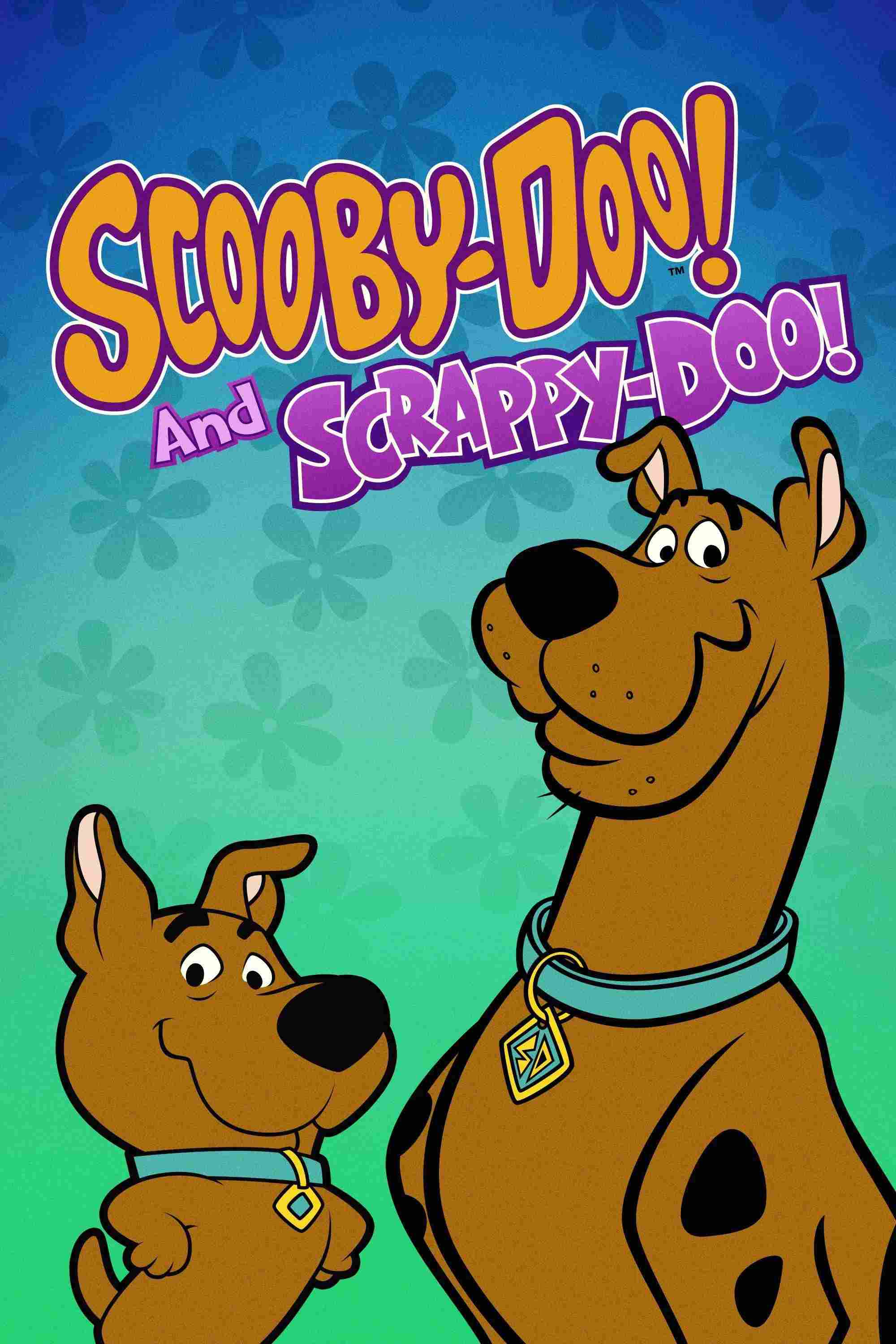 Poster chính thức của phim Phim Hoạt Hình, Phim Bí Ẩn "Scooby-Doo and Scrappy-Doo (Phần 4)" (Scooby-Doo and Scrappy-Doo - 1979), với sự tham gia của diễn viên Casey Kasem và Don Messick.