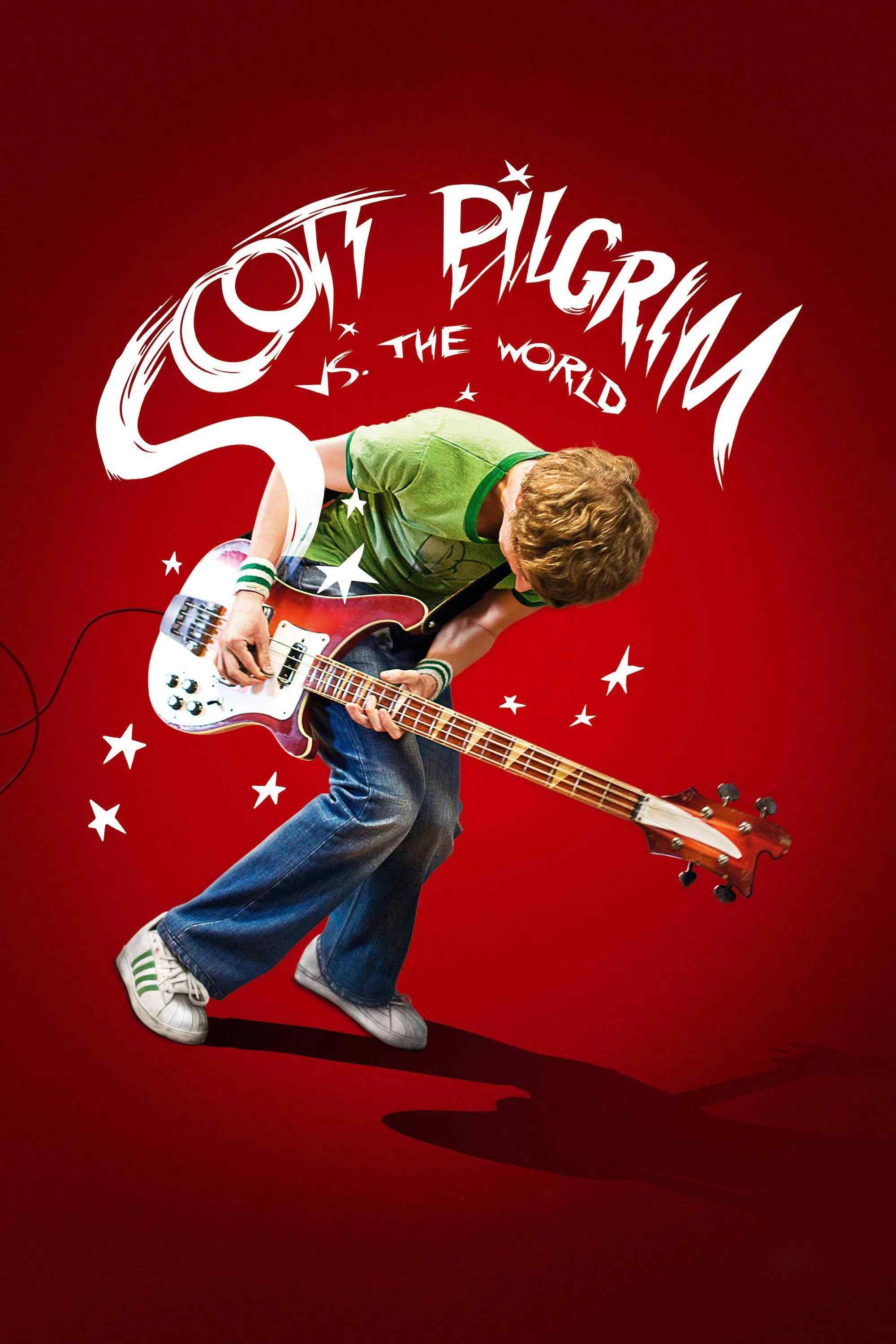 Poster chính thức của phim Phim Hành Động, Phim Hài "Scott Pilgrim Chống Lại Cả Thế Giới" (Scott Pilgrim vs. the World - 2010), với sự tham gia của diễn viên Michael Cera và Mary Elizabeth Winstead.
