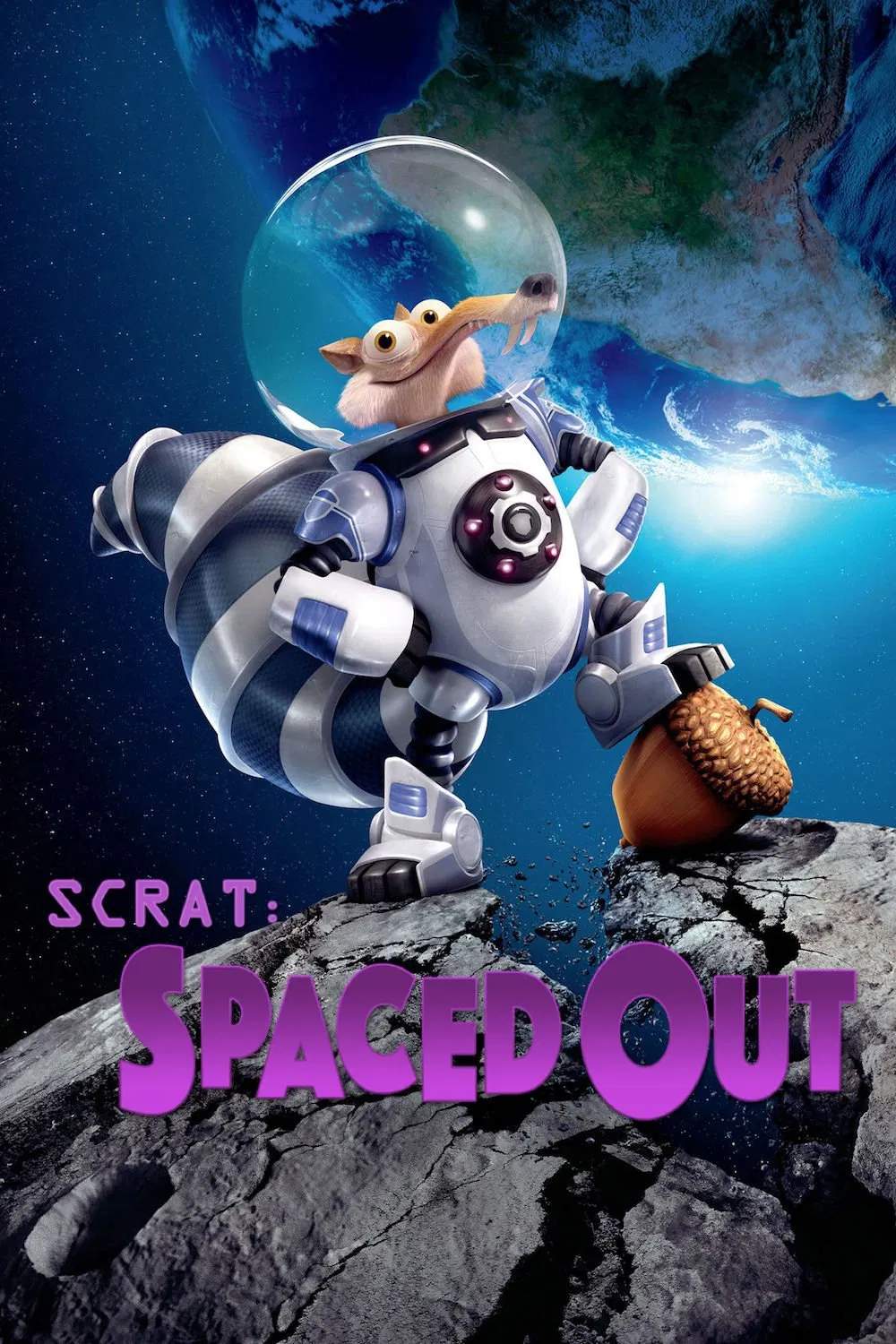 Poster chính thức của phim Phim Gia Đình, Phim Viễn Tưởng "Scrat: Tẩu Thoát" (Scrat: Spaced Out - 2016), với sự tham gia của diễn viên Neil deGrasse Tyson và Chris Wedge.