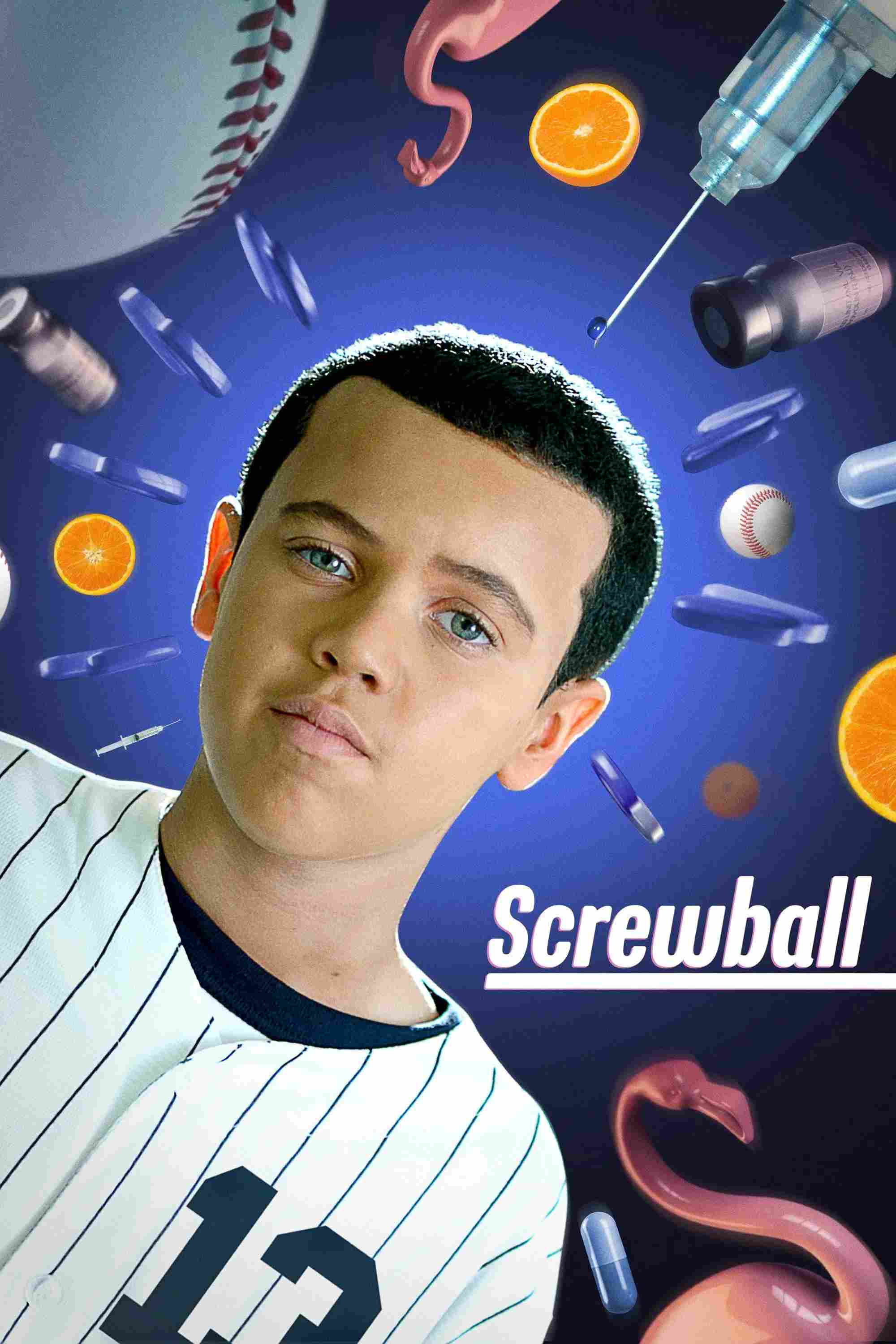 Poster chính thức của phim Phim Tài Liệu, Phim Lịch Sử "Screwball: Bê Bối Doping Bóng Chày" (Screwball - 2019), với sự tham gia của diễn viên Bryan Blanco và Frankie Diaz.