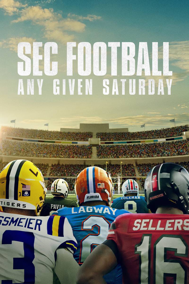 Poster chính thức của phim Phim Tài Liệu "SEC Football: Bóng bầu dục Mỹ thứ Bảy" (SEC Football: Any Given Saturday - 2025).