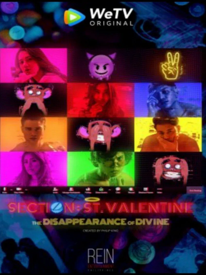 Poster chính thức của phim Phim Tâm Lý "Section St. Valentine: The Disappearance of Divine" (Section St. Valentine: The Disappearance of Divine - 2021).