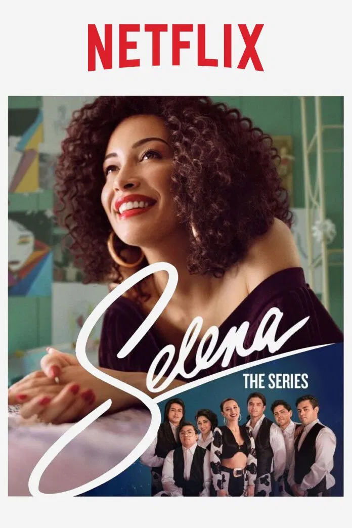 Poster chính thức của phim Phim Tâm Lý "Selena" (Selena: The Series - 2020), với sự tham gia của diễn viên Christian Serratos và Gabriel Chavarria.