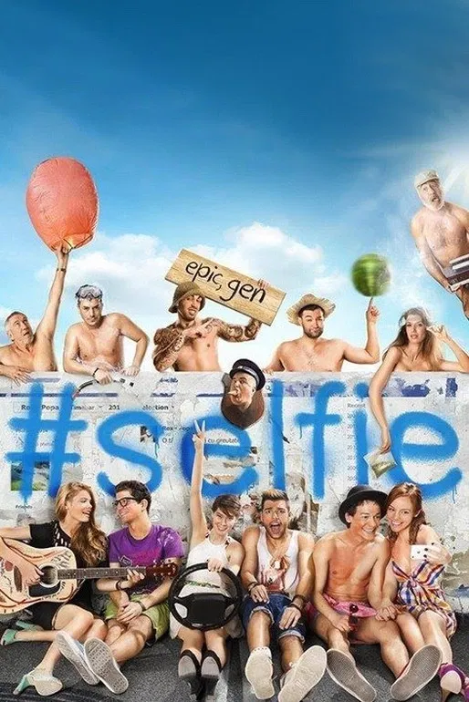 Poster chính thức của phim Phim Hài "#Selfie" (Selfie - 2014), với sự tham gia của diễn viên Crina Semciuc và Flavia Hojda.