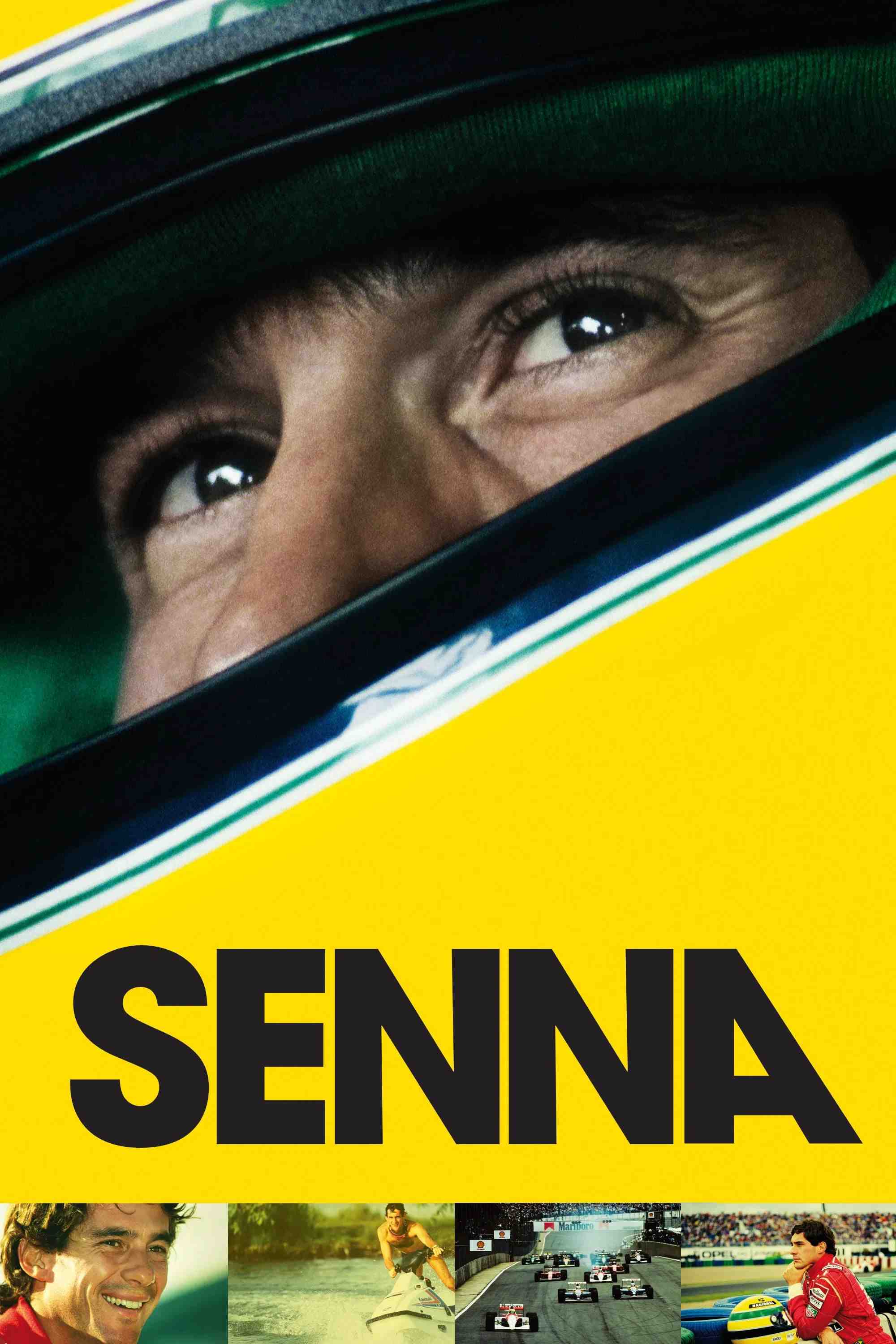 Poster chính thức của phim Phim Tài Liệu "Senna" (Senna - 2010), với sự tham gia của diễn viên Ayrton Senna và Alain Prost.