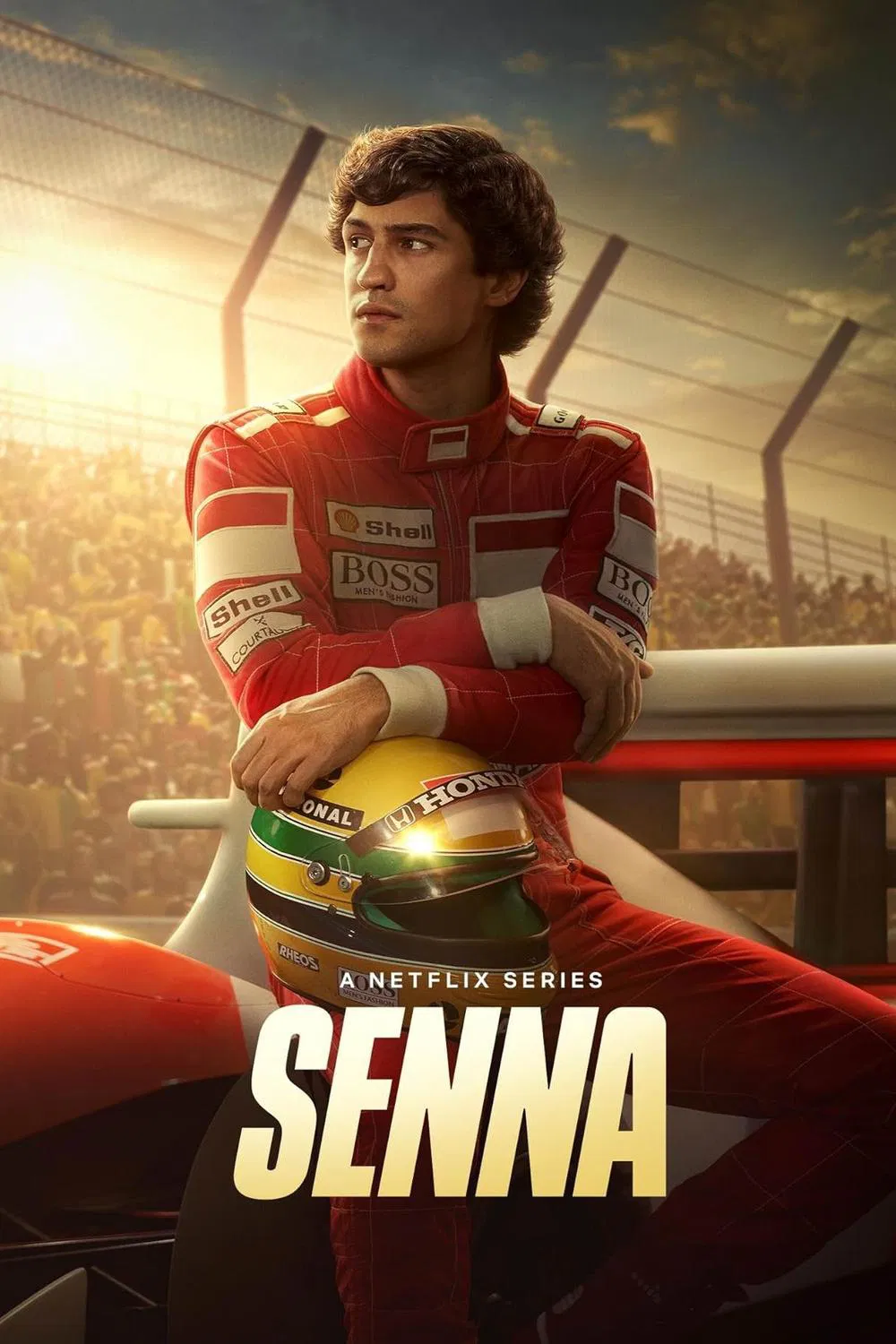 Poster chính thức của phim Phim Tâm Lý "Senna" (Senna - 2024), với sự tham gia của diễn viên Gabriel Leone và Kaya Scodelario.