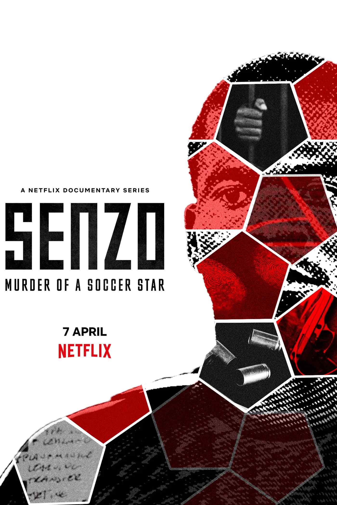 Poster chính thức của phim Phim Tài Liệu, Phim Hình Sự "Senzo: Vụ Sát Hại Ngôi Sao Bóng Đá" (Senzo: Murder of a Soccer Star - 2022).