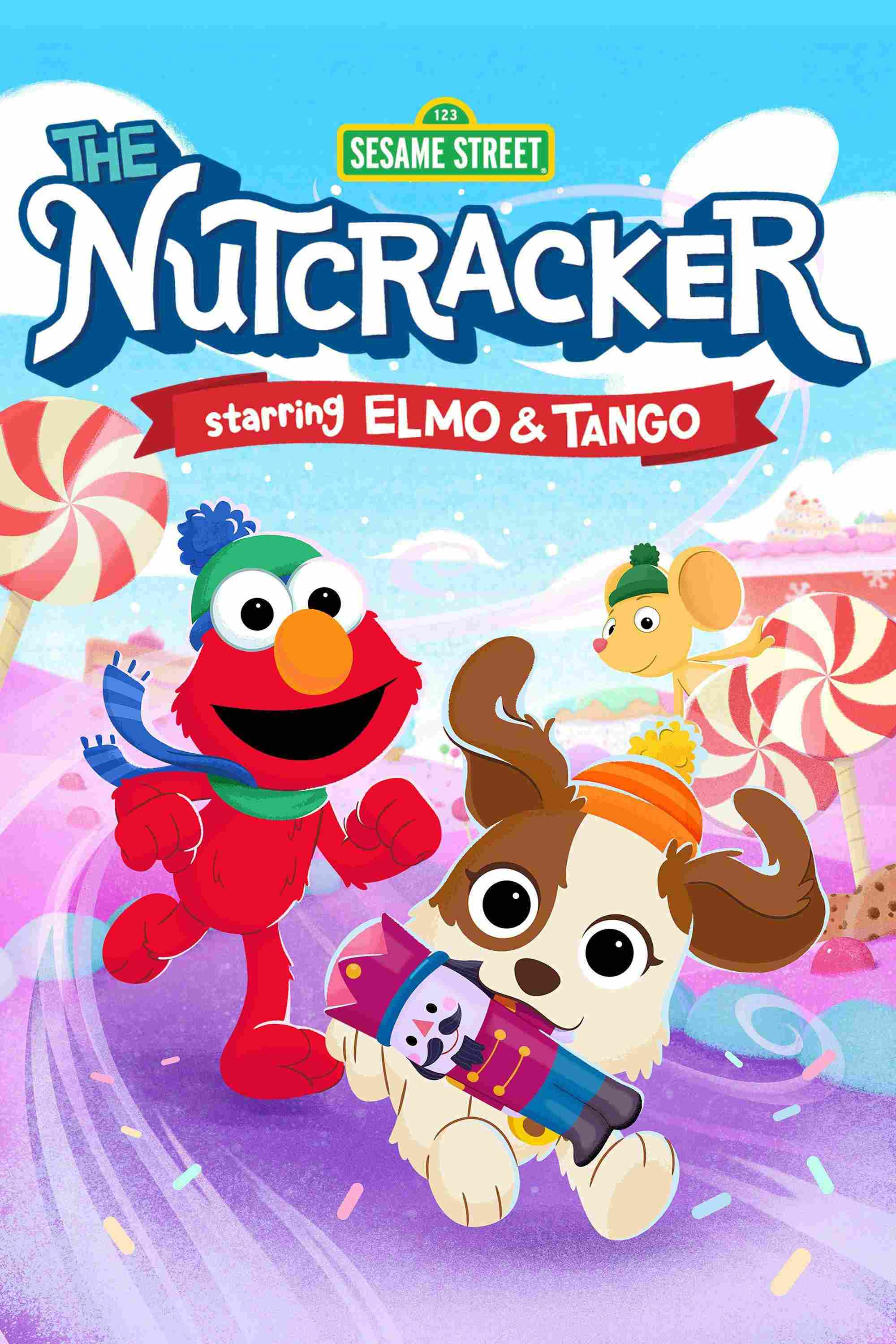 Poster chính thức của phim Phim Gia Đình, Phim Phiêu Lưu "Sesame Street Kẹp Hạt Dẻ" (Sesame Street The Nutcracker - 2022), với sự tham gia của diễn viên Ryan Dillon và Leslie Carrara-Rudolph.
