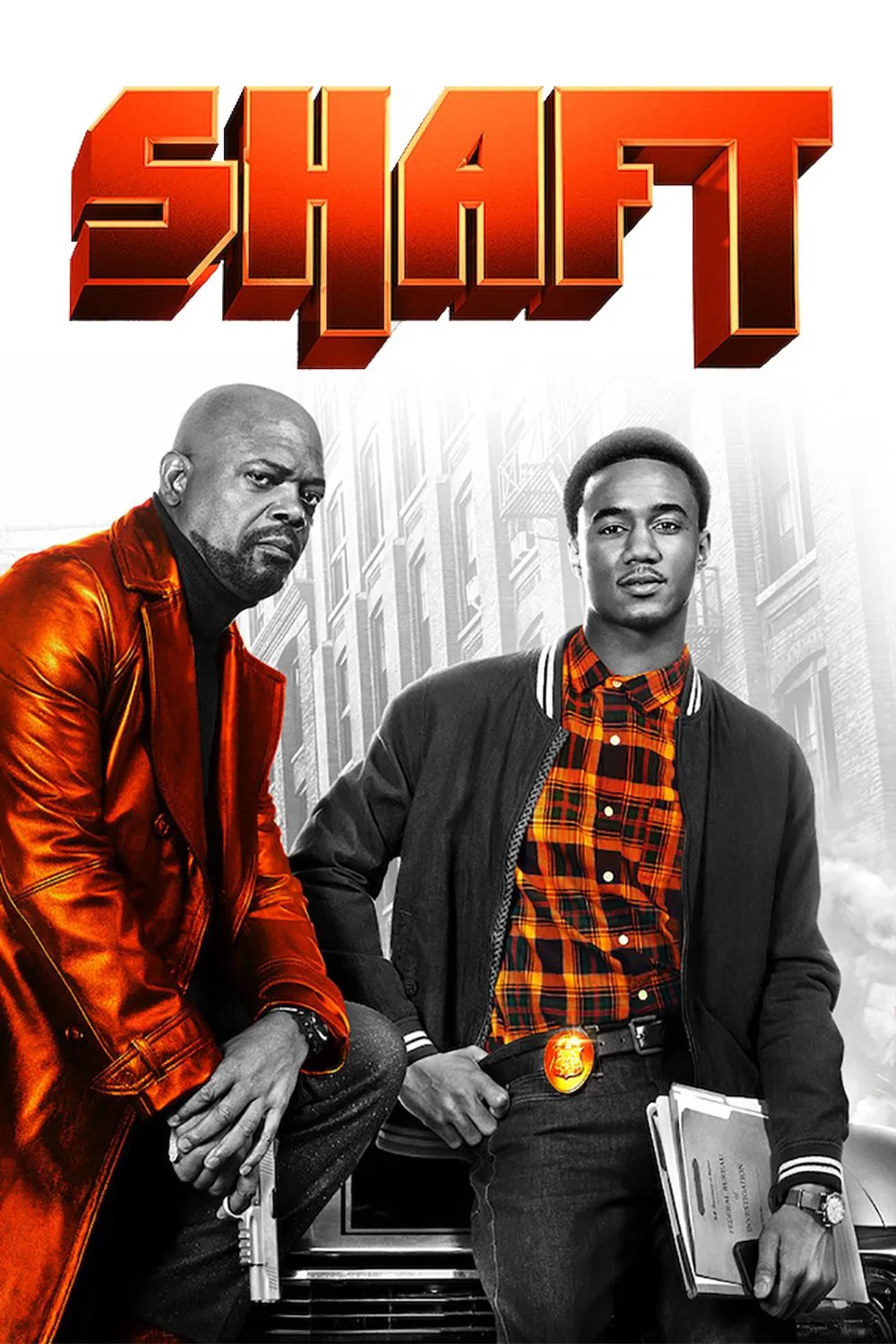 Poster chính thức của phim Phim Hành Động, Phim Hình Sự "Shaft" (Shaft - 2019), với sự tham gia của diễn viên Samuel L. Jackson và Jessie T. Usher.