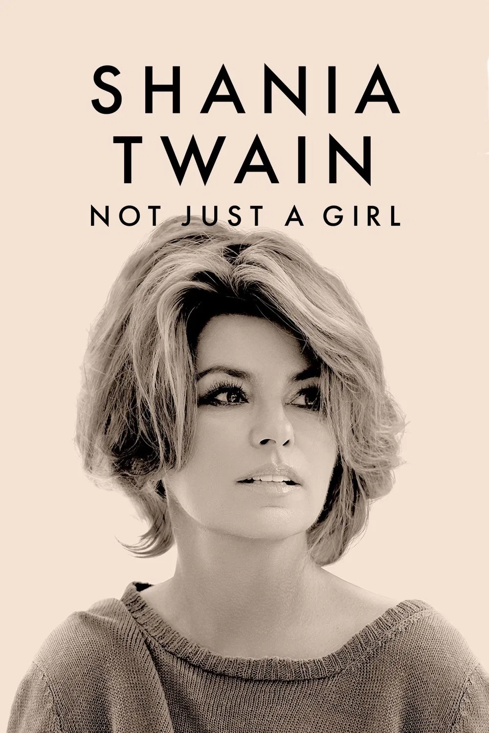 Poster chính thức của phim Phim Tài Liệu, Phim Ca Nhạc "Shania Twain: Không chỉ là một cô gái" (Shania Twain: Not Just a Girl - 2022), với sự tham gia của diễn viên Shania Twain và Lionel Richie.