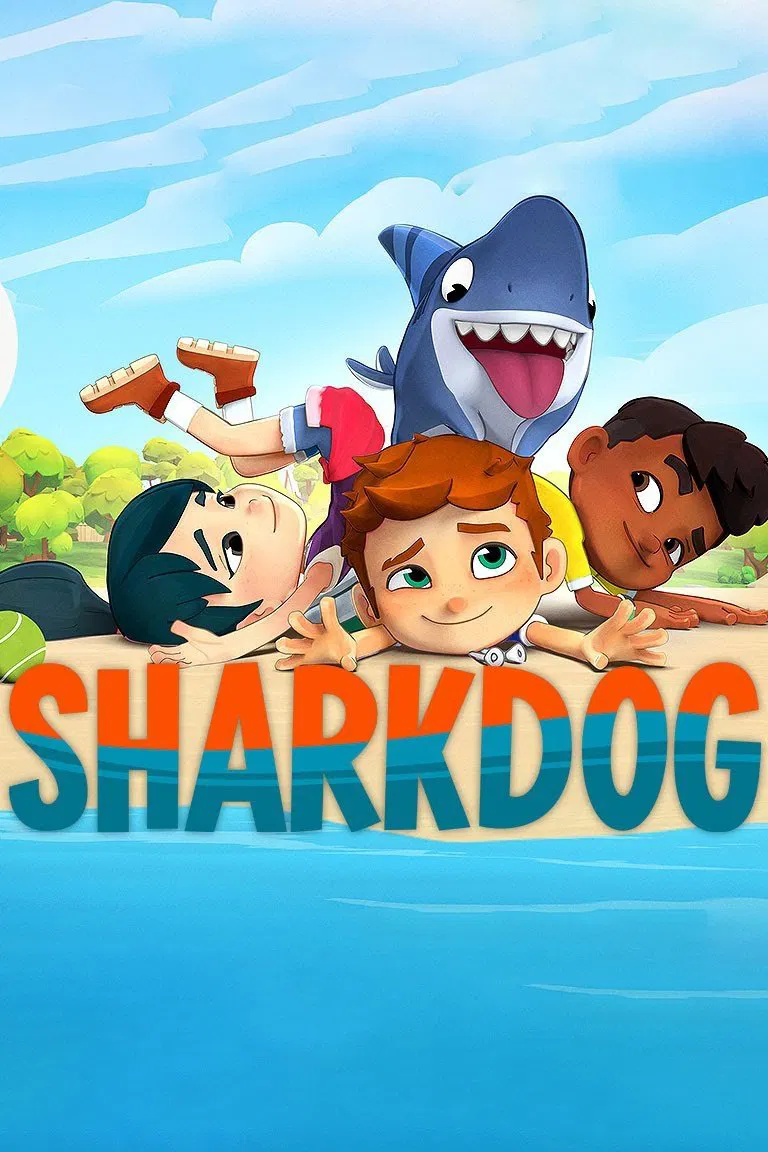 Poster chính thức của phim Phim Hoạt Hình, Phim Hài "Sharkdog: Chú Chó Cá Mập (Phần 3)" (Sharkdog - 2021), với sự tham gia của diễn viên Dee Bradley Baker và Liam Mitchell.
