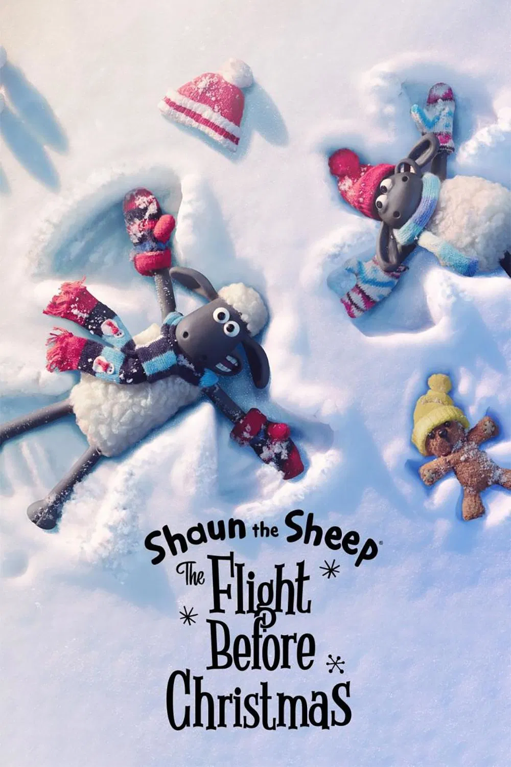 Poster chính thức của phim Phim Hoạt Hình, Phim Hài "Shaun the Sheep: The Flight Before Christmas" (Shaun the Sheep: The Flight Before Christmas - 2021), với sự tham gia của diễn viên Justin Fletcher và John Sparkes.