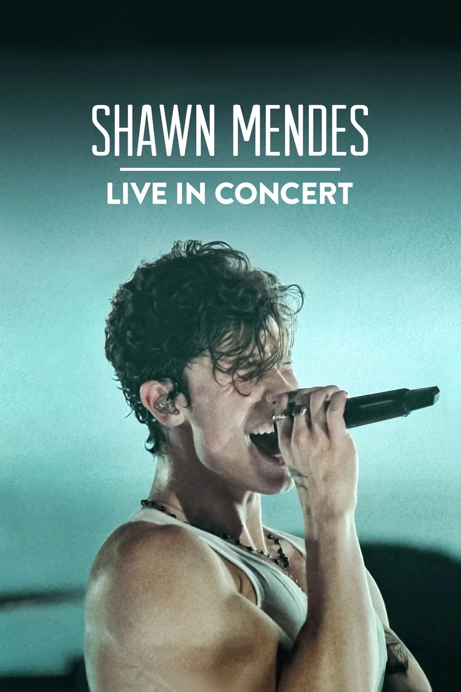 Poster chính thức của phim Phim Ca Nhạc "Shawn Mendes: Trực Tiếp Tại Buổi Hòa Nhạc" (Shawn Mendes: Live in Concert - 2020), với sự tham gia của diễn viên Shawn Mendes và Camila Cabello.