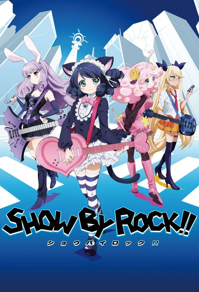 Poster chính thức của phim Phim Hoạt Hình, Phim Hài "SHOW BY ROCK!!" (Show by Rock!! - 2015).