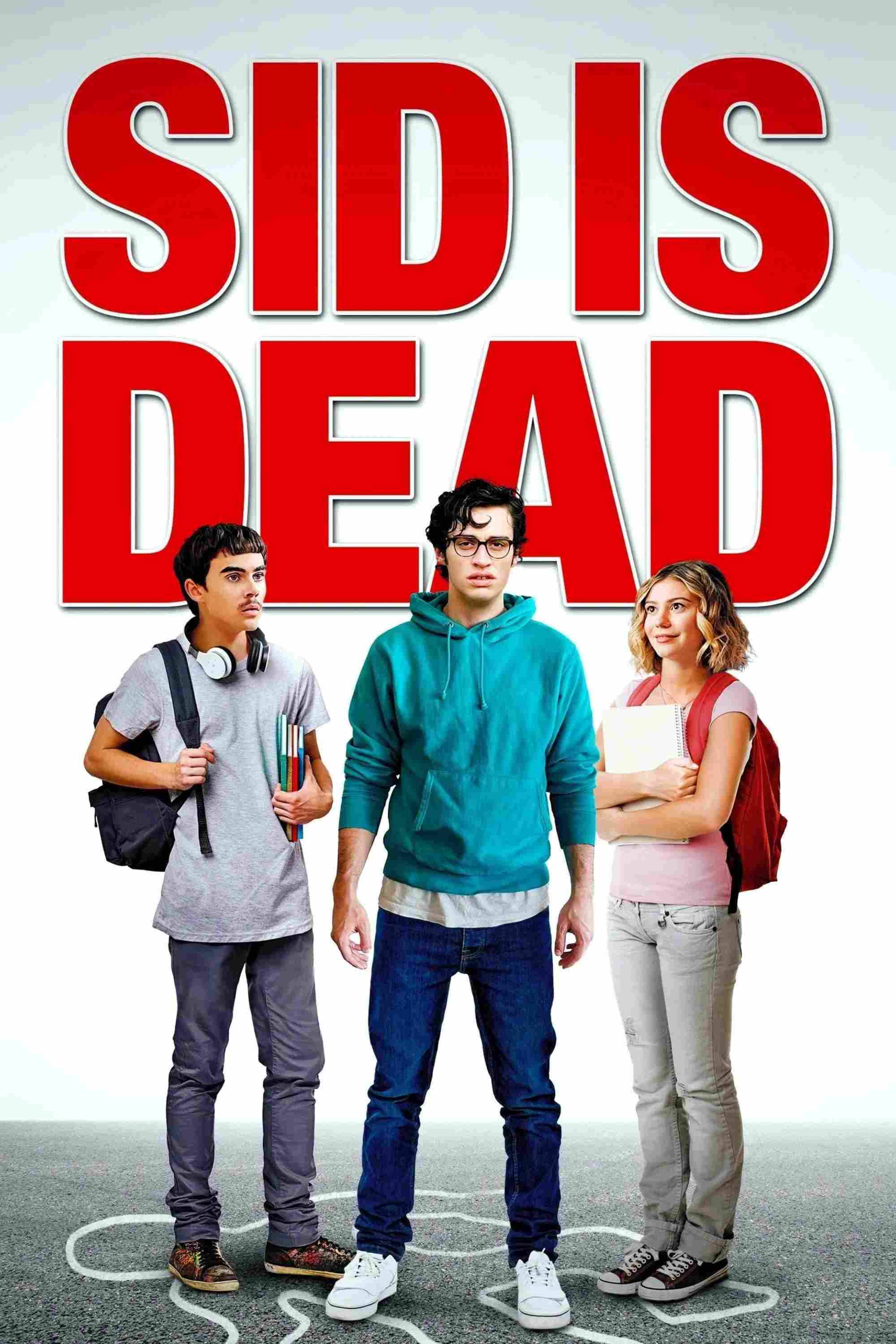Poster chính thức của phim Phim Hài "Sid Toang Rồi" (Sid Is Dead - 2023), với sự tham gia của diễn viên Joey Bragg và Genevieve Hannelius.
