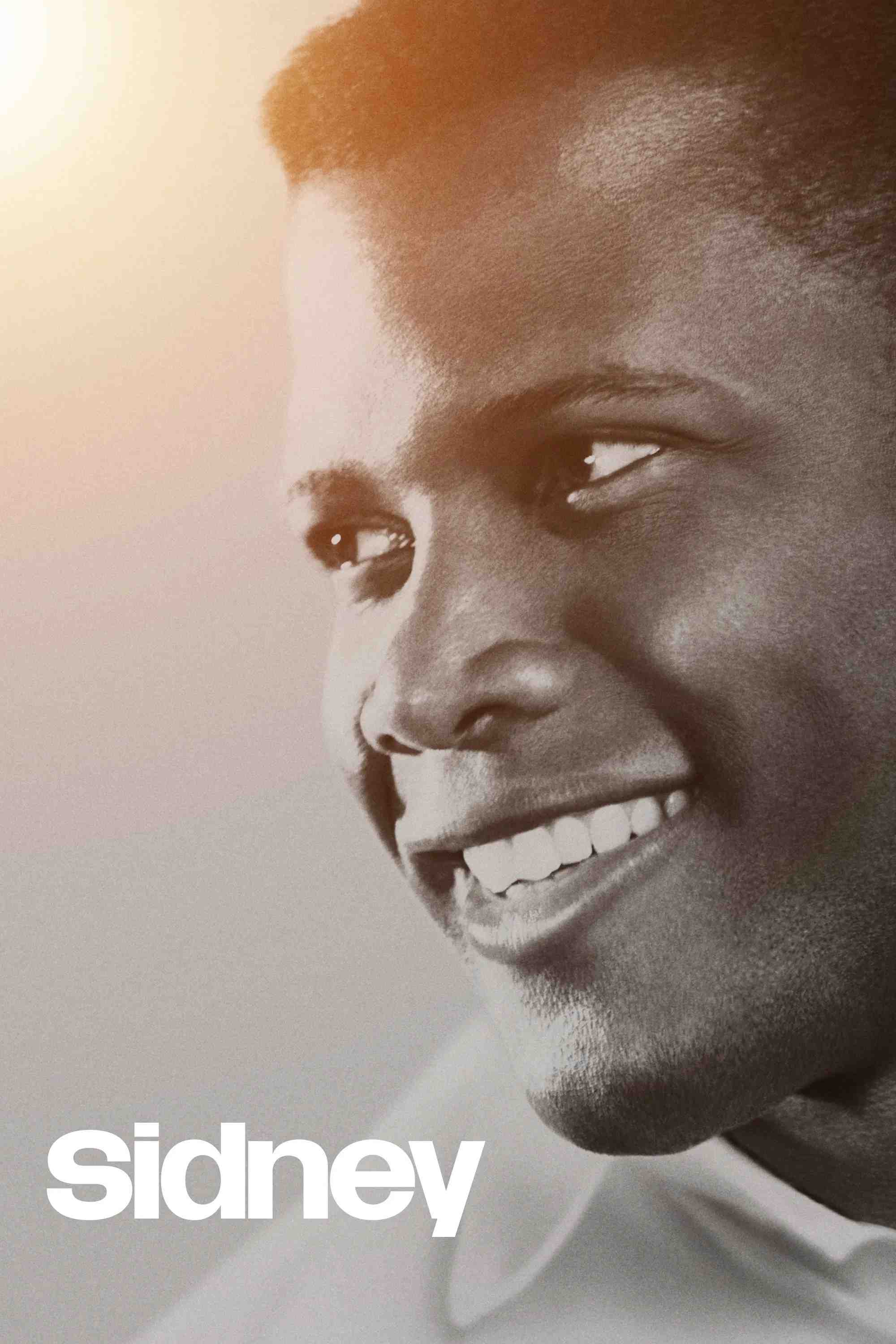 Poster chính thức của phim Phim Tài Liệu "Sidney" (Sidney - 2022), với sự tham gia của diễn viên Sidney Poitier và Harry Belafonte.