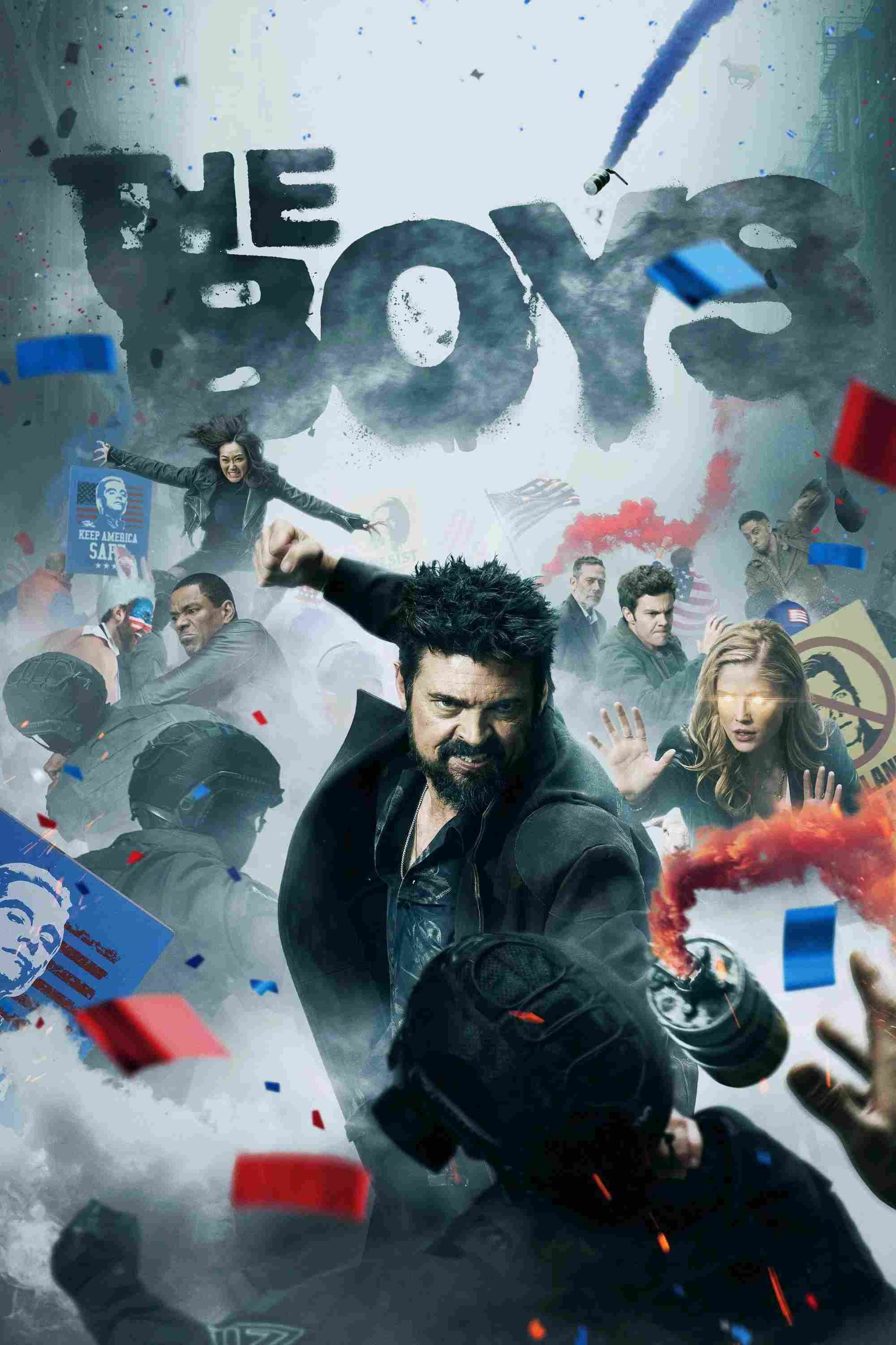 Poster chính thức của phim Phim Viễn Tưởng & Giả Tưởng, Phim Hành Động & Phiêu Lưu "Siêu Anh Hùng Phá Hoại: Phần 3" (The Boys - 2019), với sự tham gia của diễn viên Karl Urban và Jack Quaid.