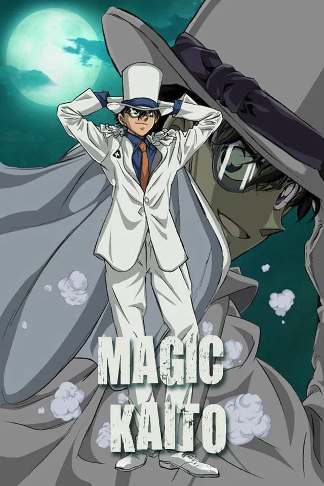 Poster chính thức của phim Phim Hoạt Hình, Phim Bí Ẩn "Siêu Đạo Chích Kaito Kid" (Magic Kaito: Kid the Phantom Thief - 2010), với sự tham gia của diễn viên Kappei Yamaguchi và Ayumi Fujimura.