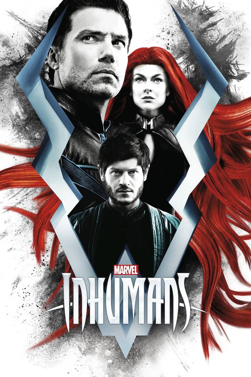 Poster chính thức của phim Phim Tâm Lý, Phim Viễn Tưởng & Giả Tưởng "Siêu Dị Nhân (Phần 1)" (Marvel's Inhumans - 2017), với sự tham gia của diễn viên Anson Mount và Serinda Swan.