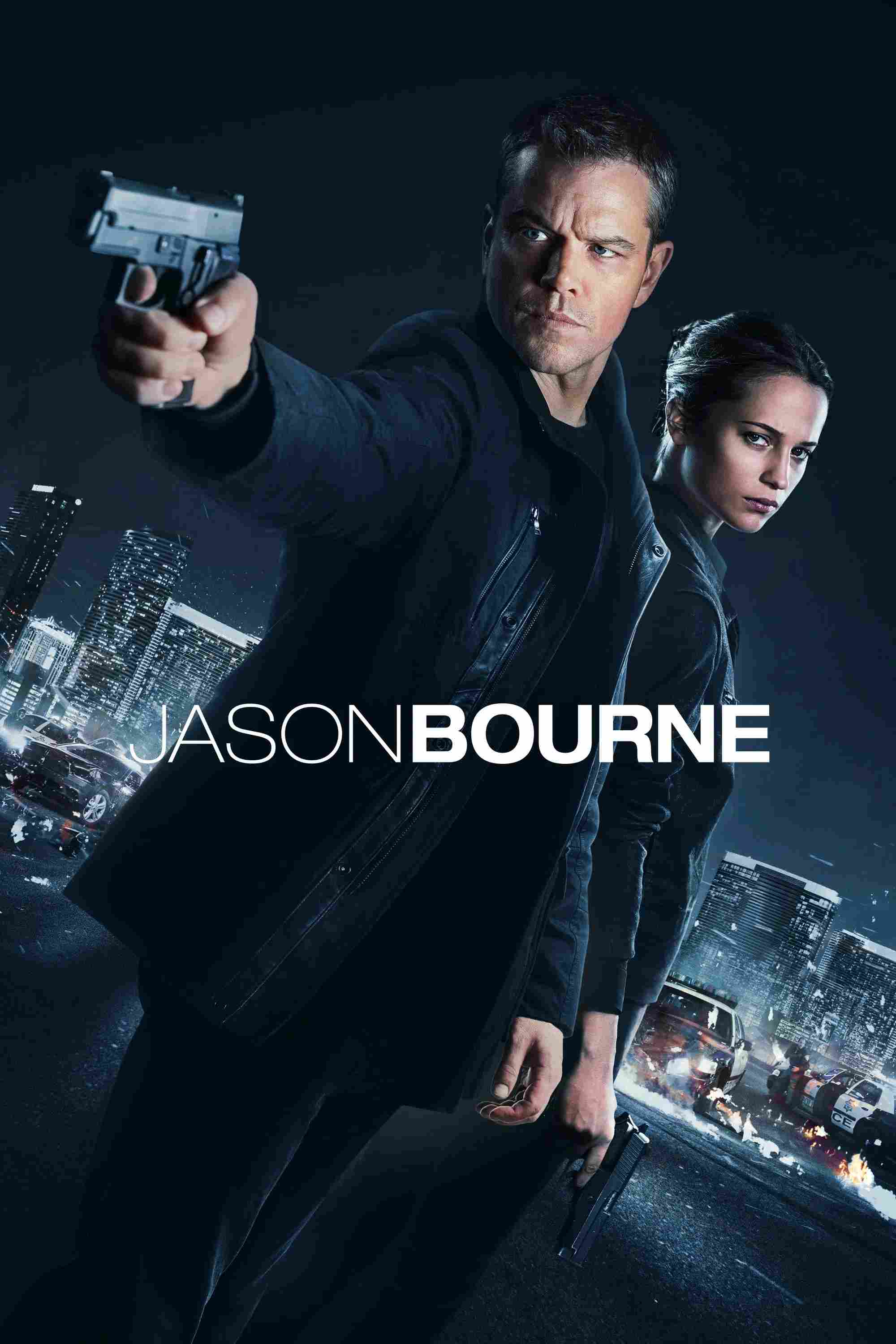 Poster chính thức của phim Phim Hành Động, Phim Phiêu Lưu "Siêu điệp viên Jason Bourne" (Jason Bourne - 2016), với sự tham gia của diễn viên Matt Damon và Tommy Lee Jones.