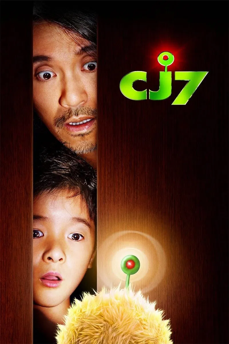 Poster chính thức của phim Phim Hài, Phim Tâm Lý "Siêu Khuyển Thần Thông" (CJ7 - 2008), với sự tham gia của diễn viên Châu Tinh Trì và Từ Kiều.