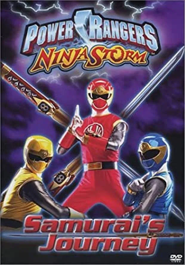 Poster chính thức của phim Phim Hành Động, Phim Phiêu Lưu "Siêu Nhân Cuồng Phong" (Power Rangers Ninja Storm: Samurai's Journey - 2003), với sự tham gia của diễn viên Glenn McMillan và Pua Magasiva.