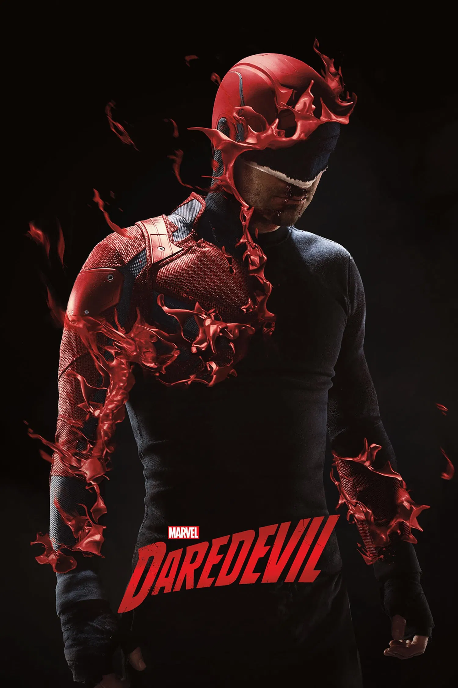 Poster chính thức của phim Phim Hình Sự, Phim Tâm Lý "Siêu Nhân Mù (Phần 2)" (Marvel's Daredevil - 2015), với sự tham gia của diễn viên Charlie Cox và Deborah Ann Woll.