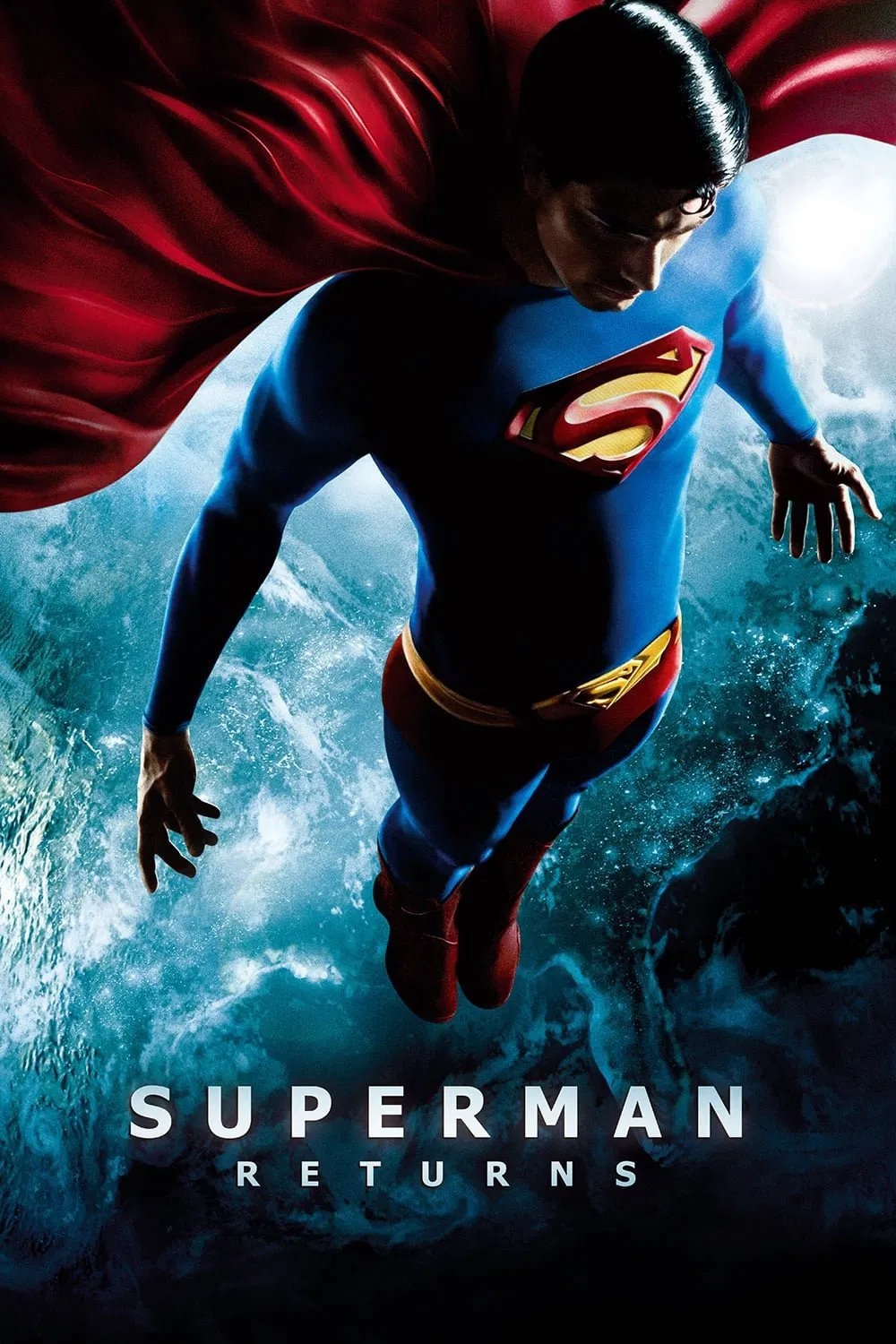 Poster chính thức của phim Phim Viễn Tưởng, Phim Hành Động "Siêu Nhân Trở Lại" (Superman Returns - 2006), với sự tham gia của diễn viên Brandon Routh và Kate Bosworth.