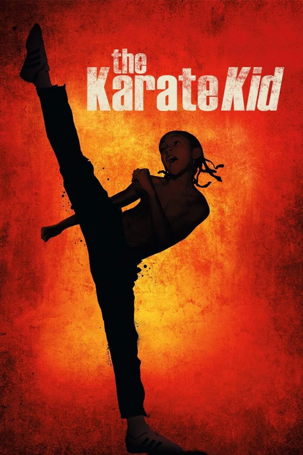 Poster chính thức của phim Phim Hành Động, Phim Phiêu Lưu "Siêu Nhí Karate" (The Karate Kid - 2010), với sự tham gia của diễn viên Jaden Smith và Thành Long.
