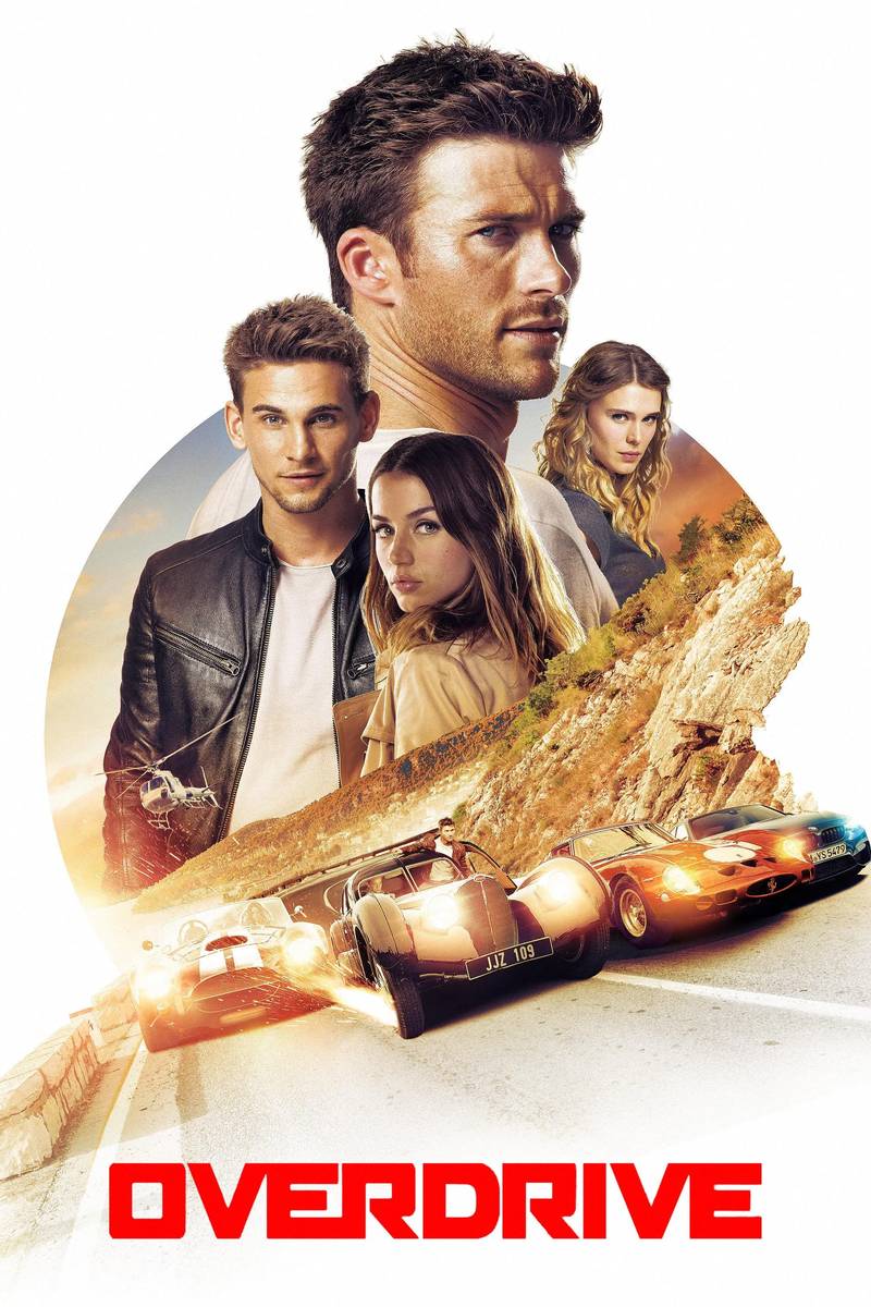 Poster chính thức của phim Phim Giật Gân, Phim Hành Động "Siêu Tốc Độ" (Overdrive - 2017), với sự tham gia của diễn viên Scott Eastwood và Freddie Thorp.