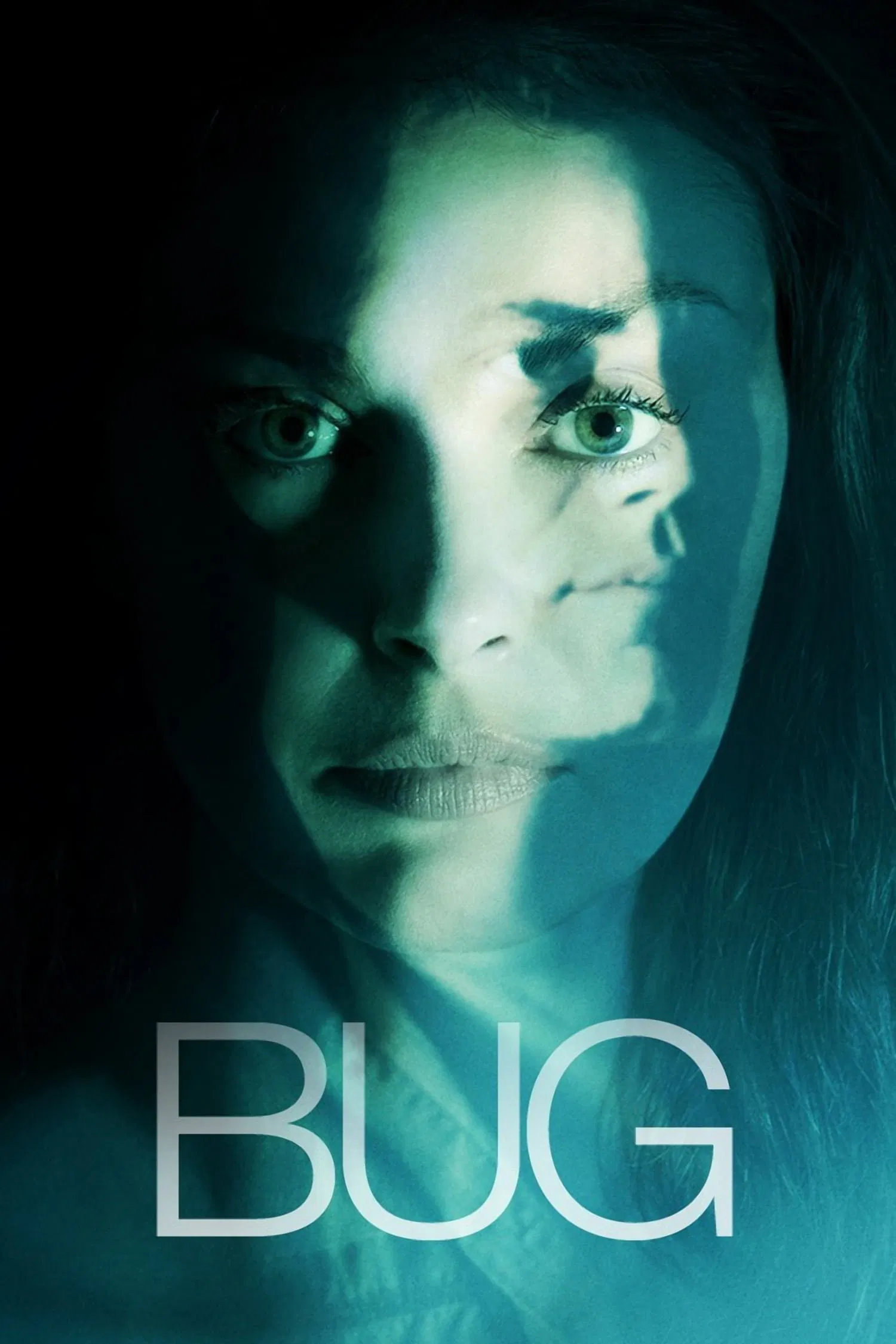 Poster chính thức của phim Phim Tâm Lý, Phim Kinh Dị "Siêu Vi Trùng" (Bug - 2007), với sự tham gia của diễn viên Ashley Judd và Michael Shannon.