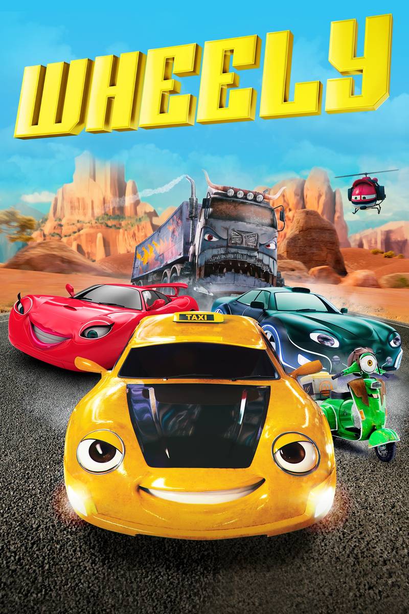 Poster chính thức của phim Phim Gia Đình, Phim Hoạt Hình "Siêu Xe Đại Chiến" (Wheely - 2018), với sự tham gia của diễn viên Ogie Banks và Gavin Yap.