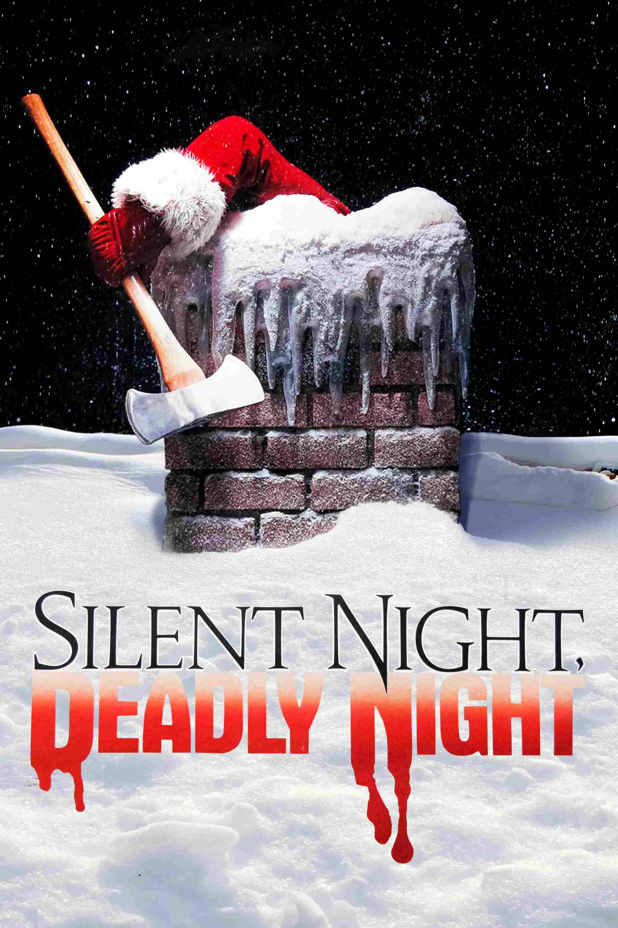 Poster chính thức của phim Phim Giật Gân, Phim Kinh Dị "Silent Night, Deadly Night" (Silent Night, Deadly Night - 1984), với sự tham gia của diễn viên Robert Brian Wilson và Lilyan Chauvin.
