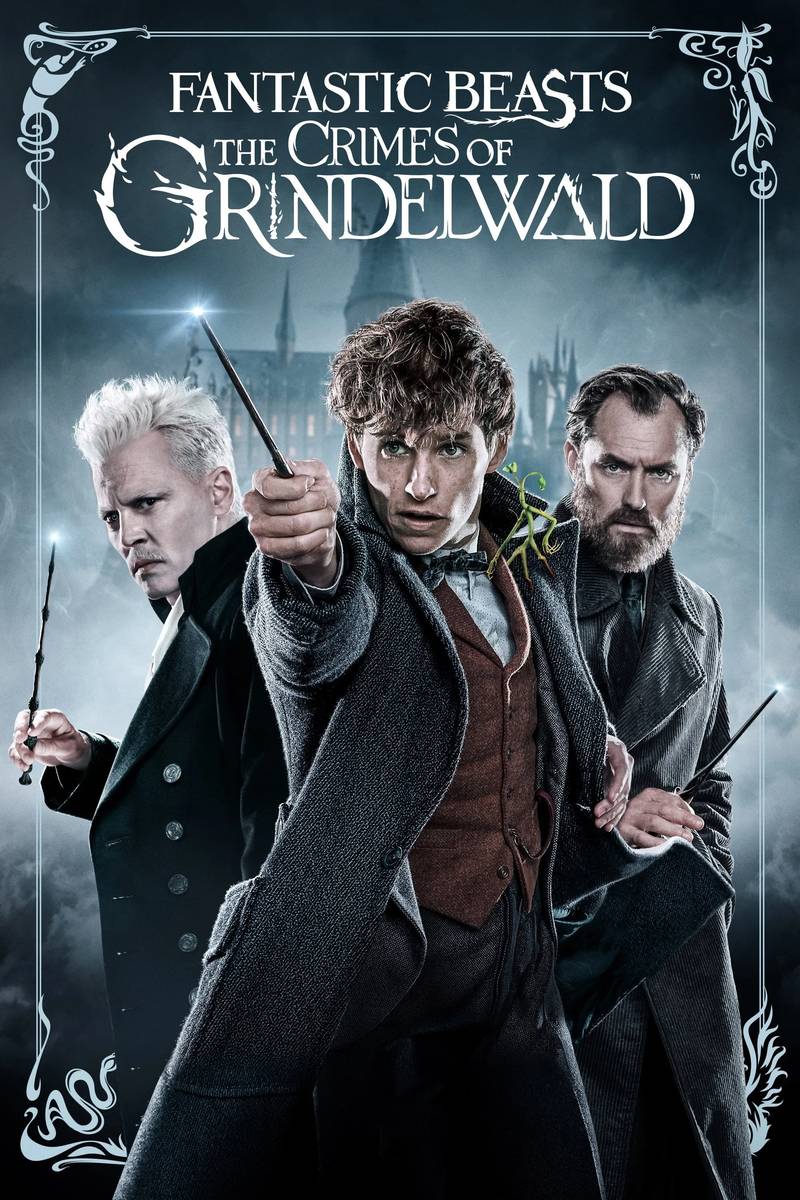 Poster chính thức của phim Phim Giả Tượng, Phim Phiêu Lưu "Sinh Vật Huyền Bí: Tội Ác Của Grindelwald" (Fantastic Beasts: The Crimes of Grindelwald - 2018), với sự tham gia của diễn viên Eddie Redmayne và Katherine Waterston.