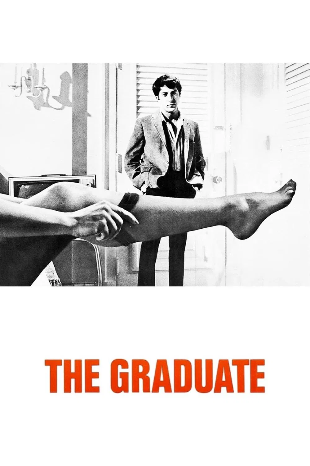 Poster chính thức của phim Phim Tâm Lý, Phim Tình Cảm "Sinh Viên Tốt Nghiệp" (The Graduate - 1967), với sự tham gia của diễn viên Dustin Hoffman và Anne Bancroft.
